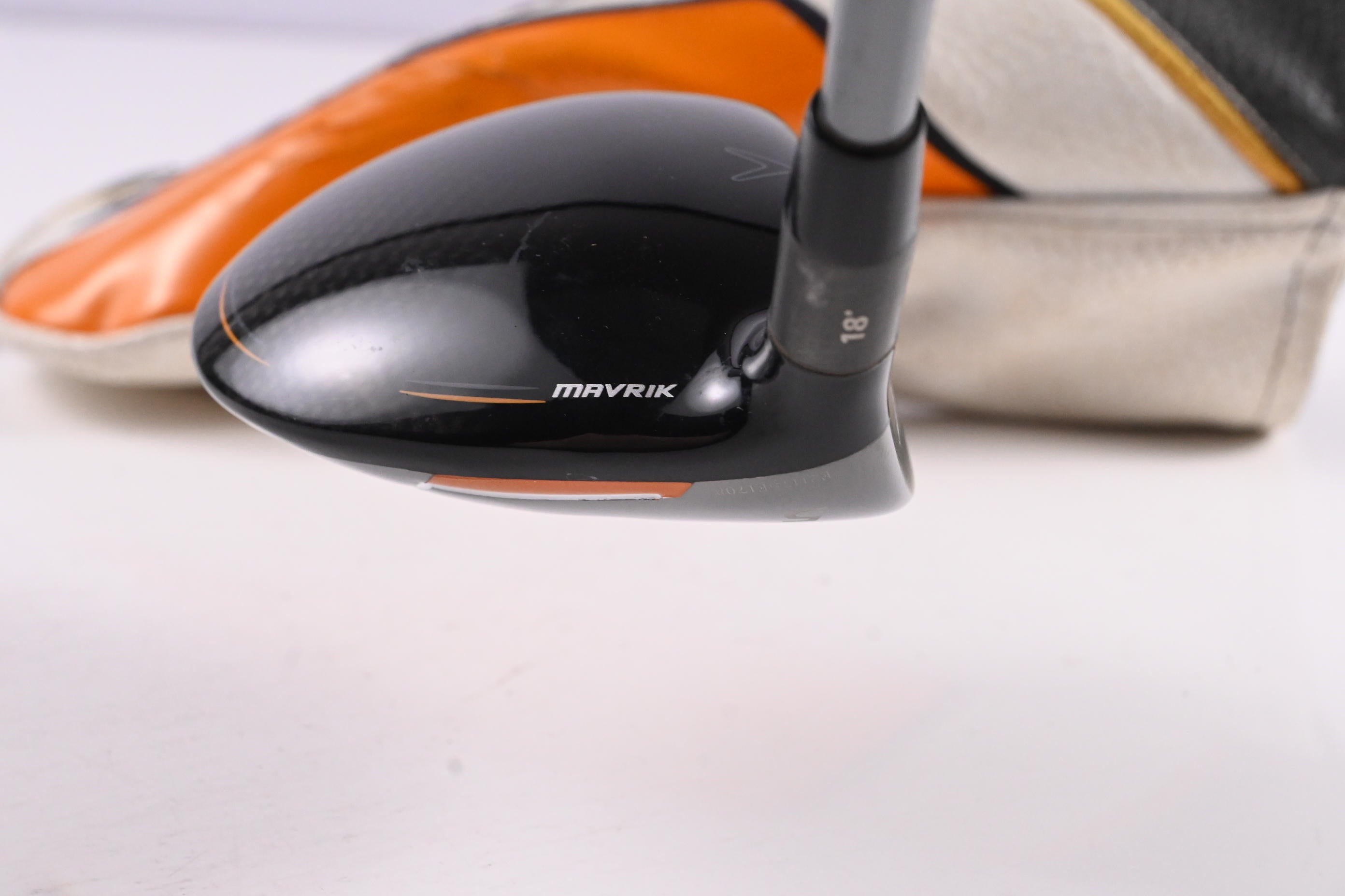 Left Hand Callaway Mavrik #5 Wood / 18 Degree / Regular Flex HZRDUS Silver 65