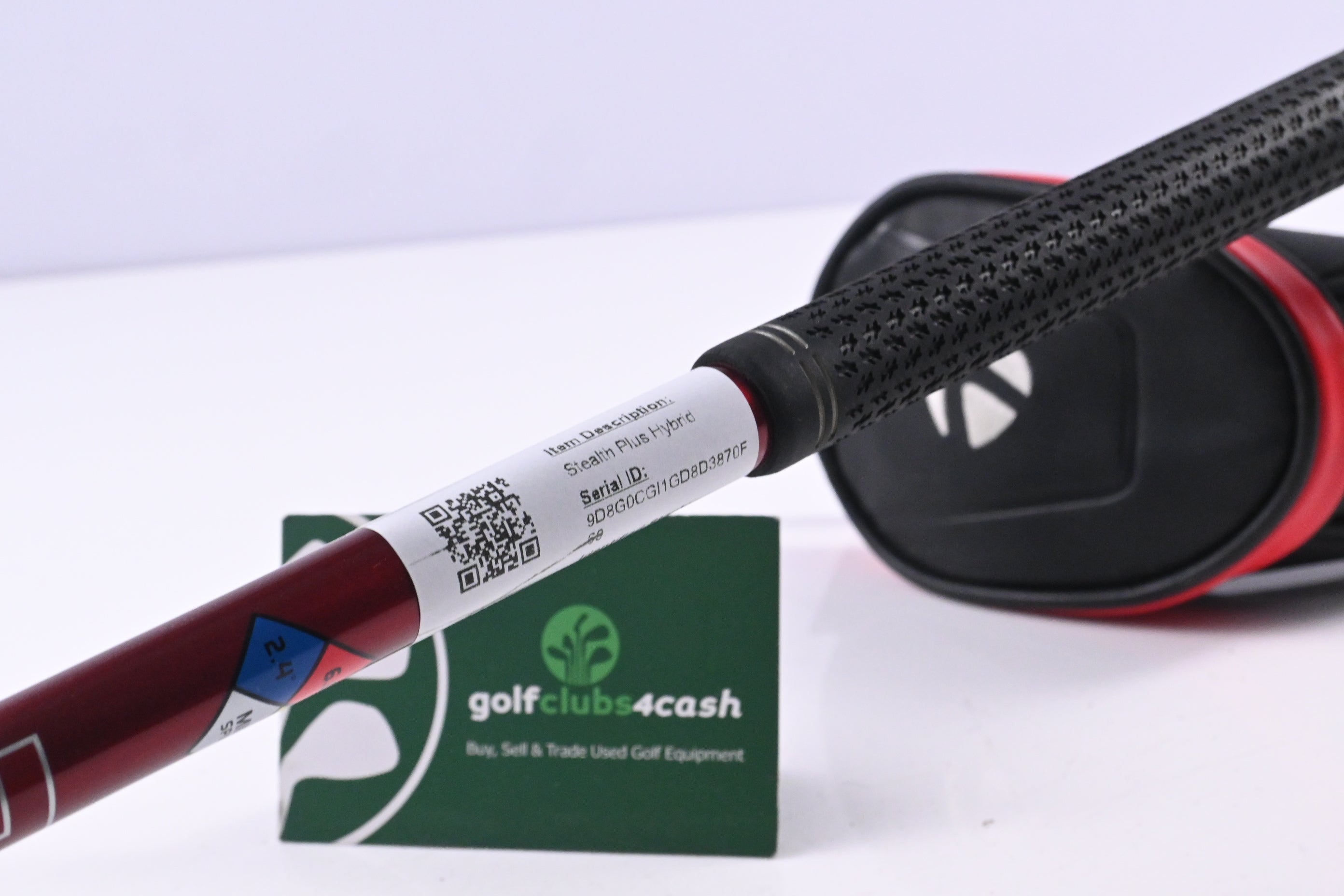 Taylormade Stealth Plus #3 Hybrid / 19.5 Degree / Stiff Flex Hzrdus Smoke Red 80