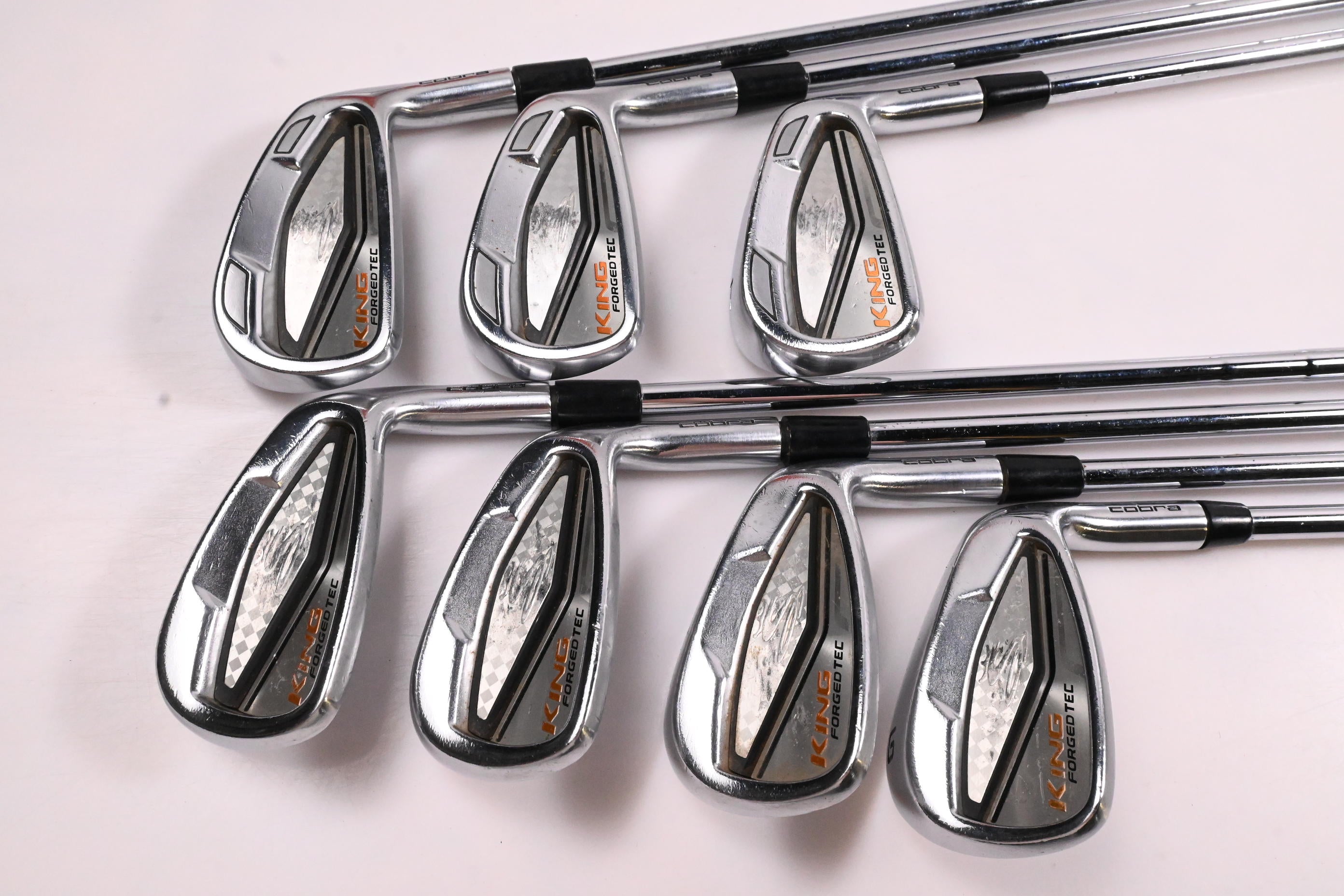 Cobra King Forged Tec Irons / 5-PW+GW / Regular Flex Dynamic Gold R300 Shafts