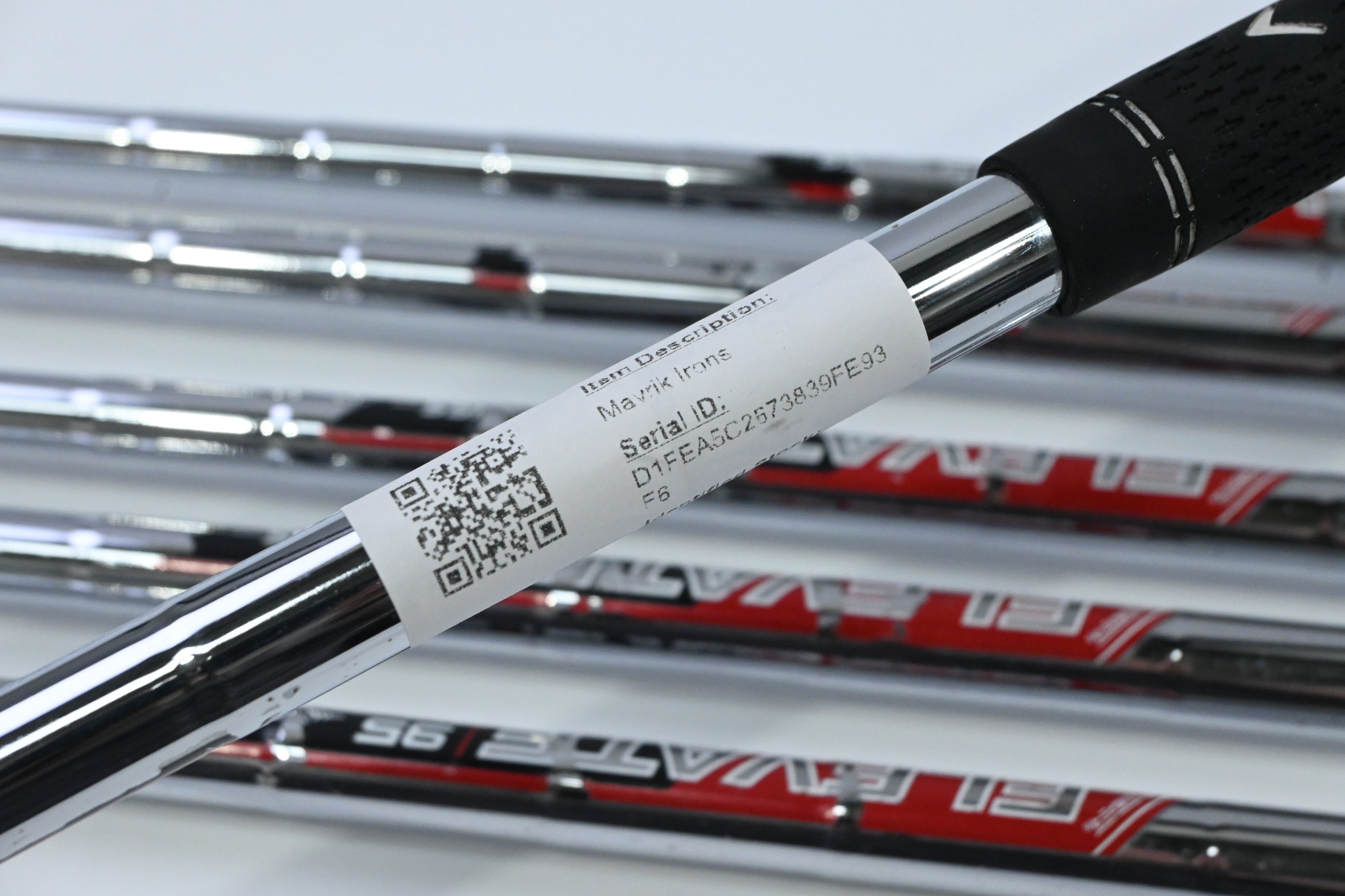 Left Hand Callaway Mavrik Irons / 5-PW / Regular Flex Elevate 95 Shafts