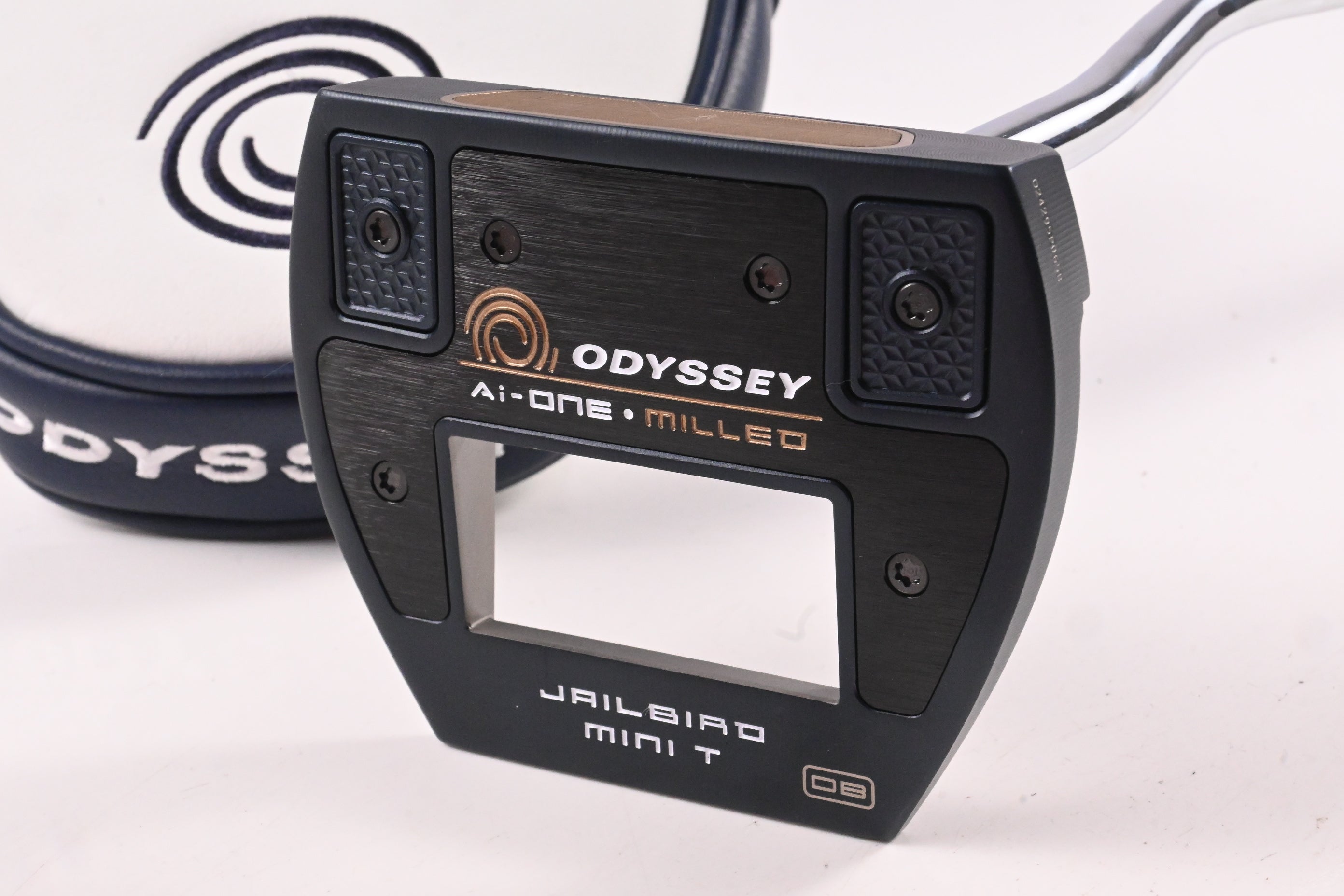 Odyssey Ai-One Milled Jailbird Mini T Double Bend Putter / 35 Inch
