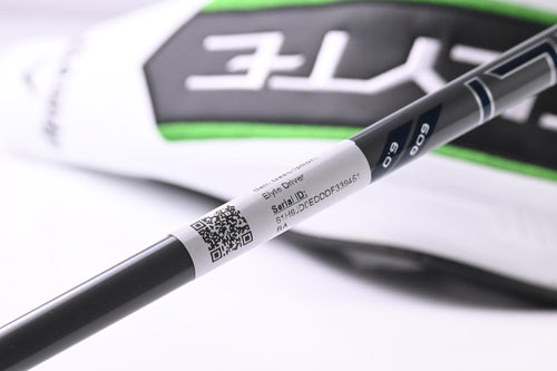 Callaway Elyte Driver / 9 Degree / Stiff Flex Denali Charcoal 60 Shaft