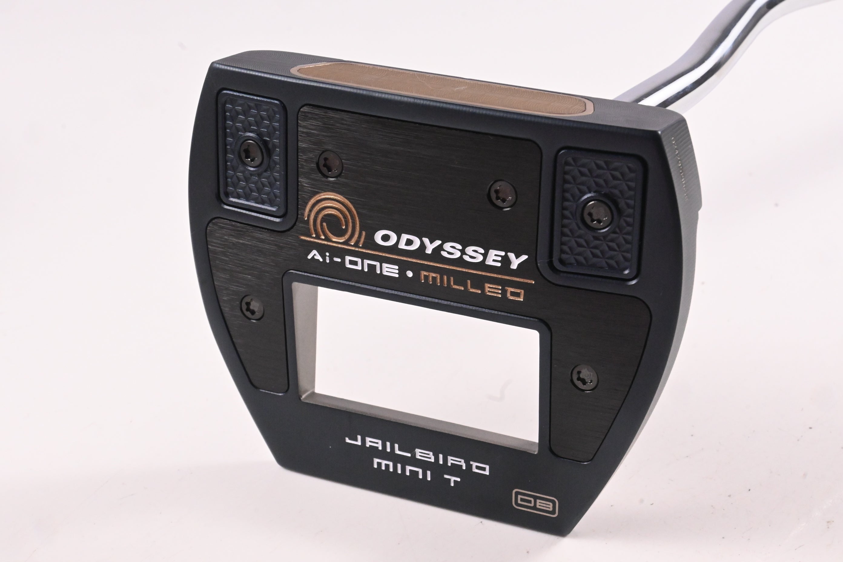 Odyssey Ai-One Milled Jailbird Mini T Double Bend Putter / 35 Inch