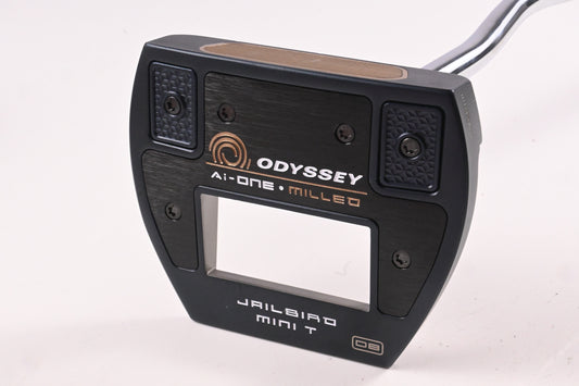 Odyssey Ai-One Milled Jailbird Mini T Double Bend Putter / 35 Inch