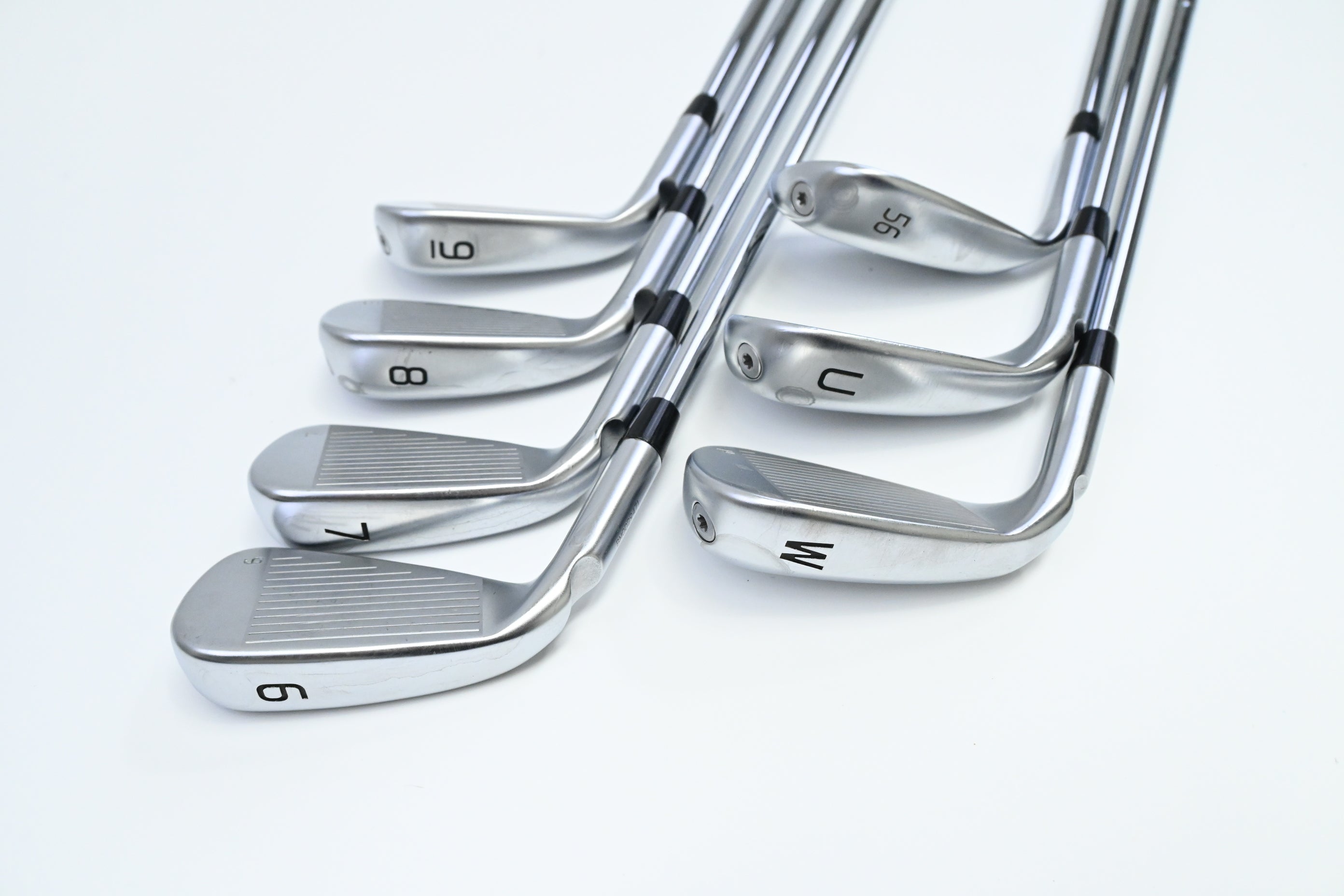 Ping G440 Irons / 6-PW+UW+56° / Blue Dot / Regular Flex Ping AWT 3.0 Shafts