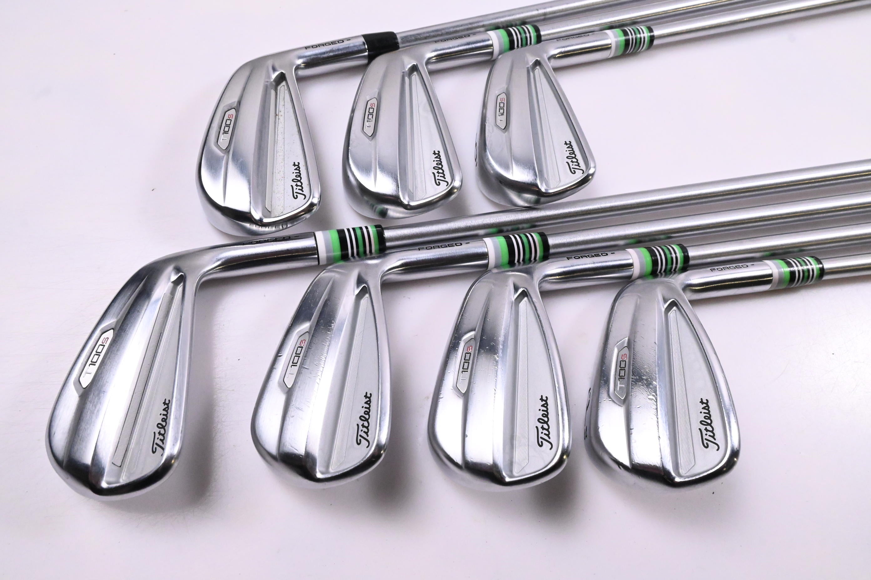 Titleist T100.S 2021 Irons / 4-PW / Stiff Flex KBS Tour C-Taper 120 Shafts