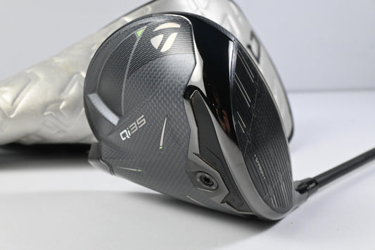 Taylormade Qi35 Driver / 9 Degree / Stiff Flex Kai'li Dark Waves White 60 Shaft