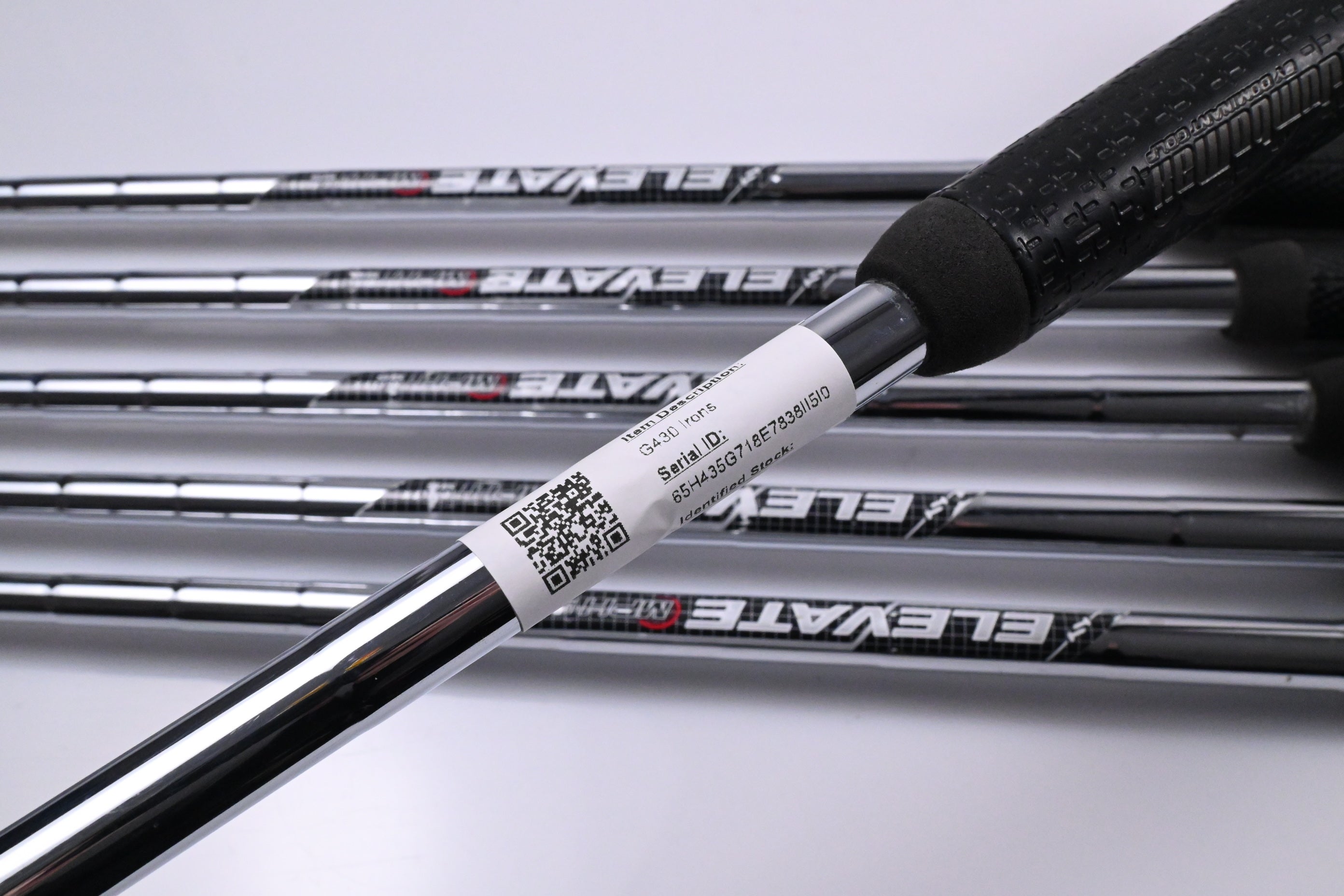 Ping G430 Irons / 5-PW / Black Dot / Regular Flex Elevate MPH 95 Shafts