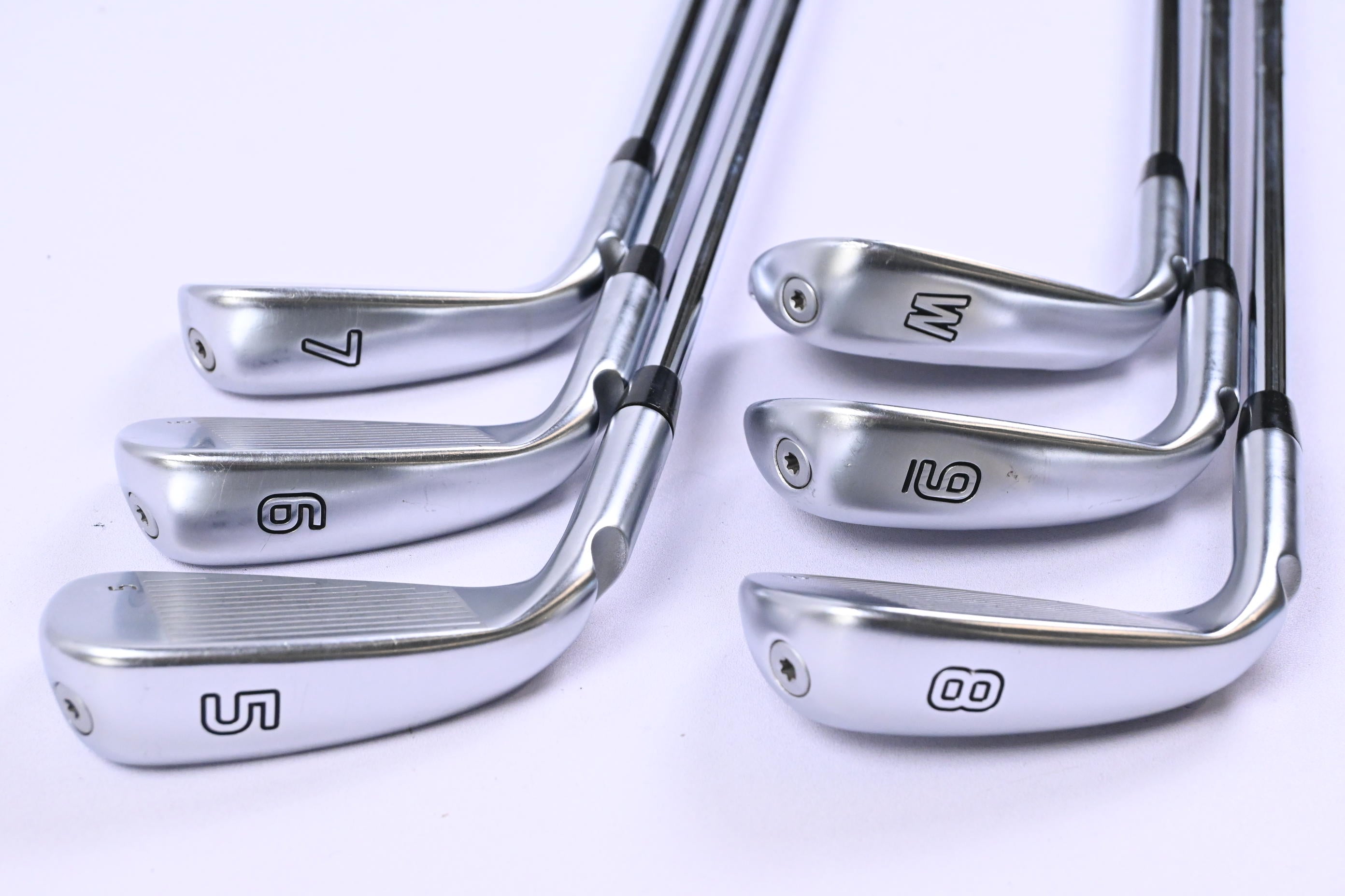 Ping G425 Irons / 5-PW / Blue Dot / Stiff Flex Ping AWT 2.0 Shafts