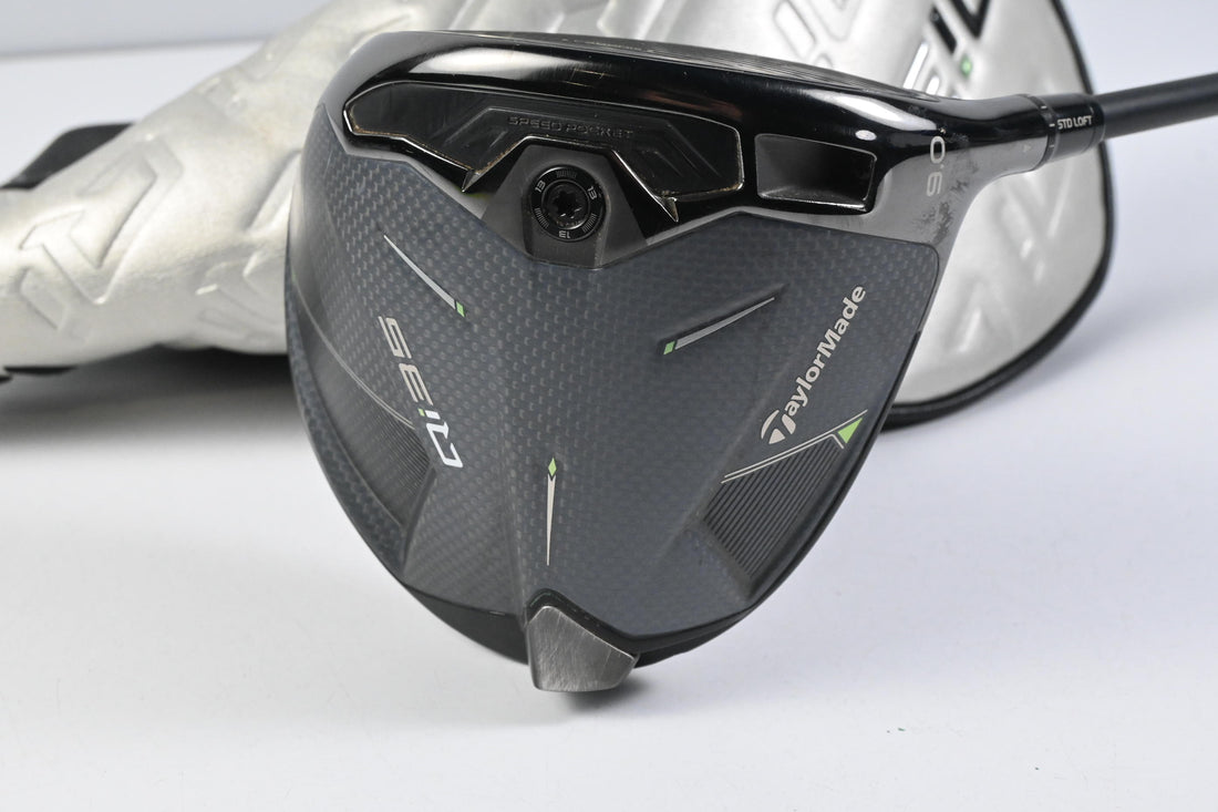 Taylormade Qi35 Driver / 9 Degree / Stiff Flex Kai'li Dark Waves White 60 Shaft