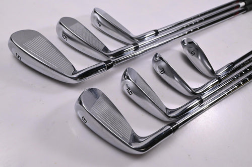 Cobra King F9 Irons / 5-PW+SW / Stiff Flex KBS Tour-V 90 Shafts