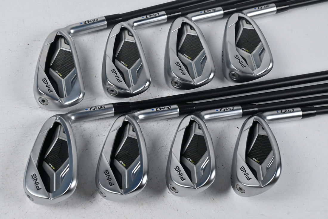 Ping G430 Irons / 6-PW+UW+GW+LW / Blue Dot / Senior Flex Ping Alta CB Black