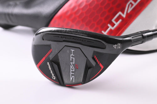 Taylormade Stealth 2 #4 Hybrid / 22 Degree / Regular Flex Fujikura Ventus TR Red