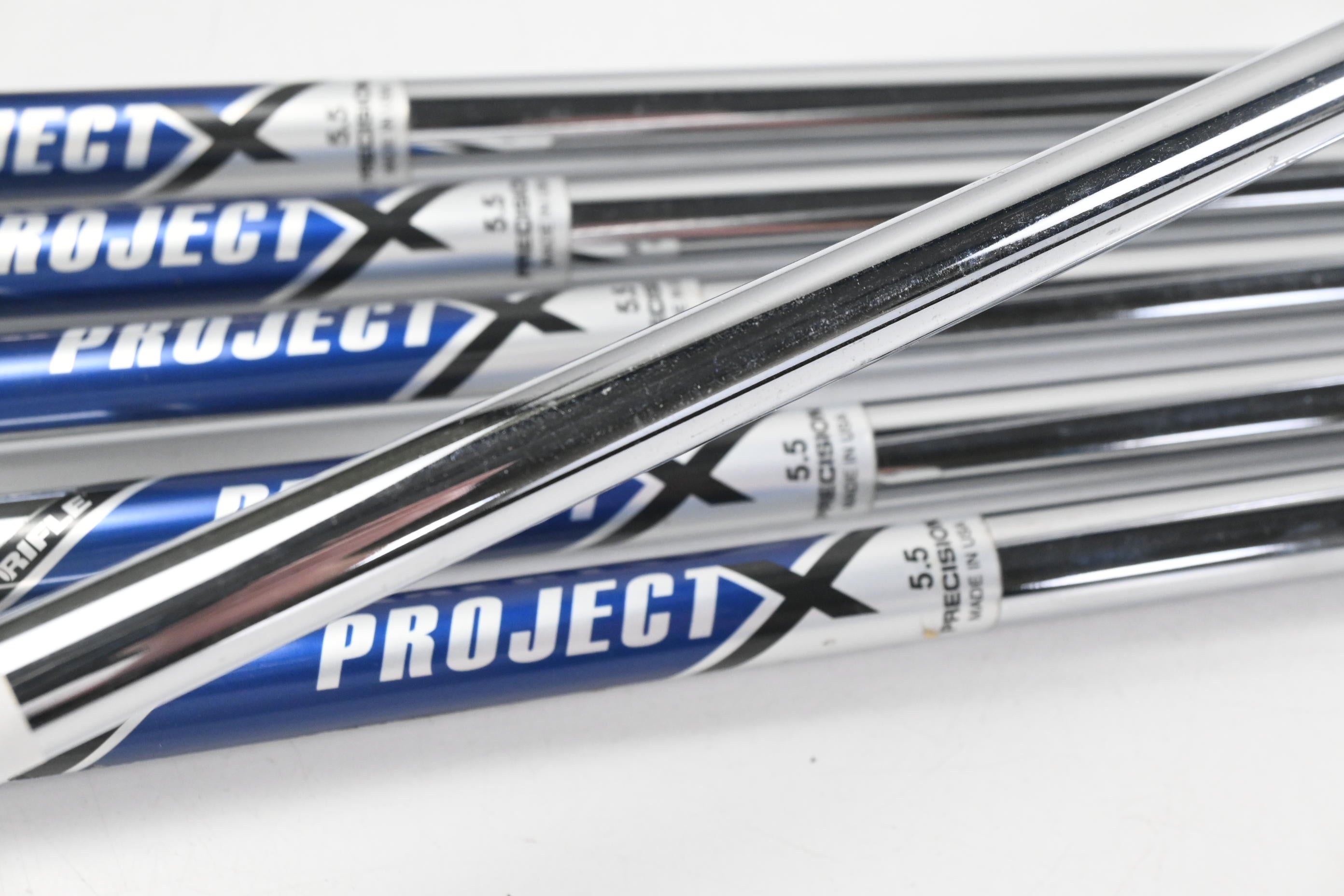 Project X Rifle Iron Shafts / Regular+ Flex / Set of 6 / .355" Tips