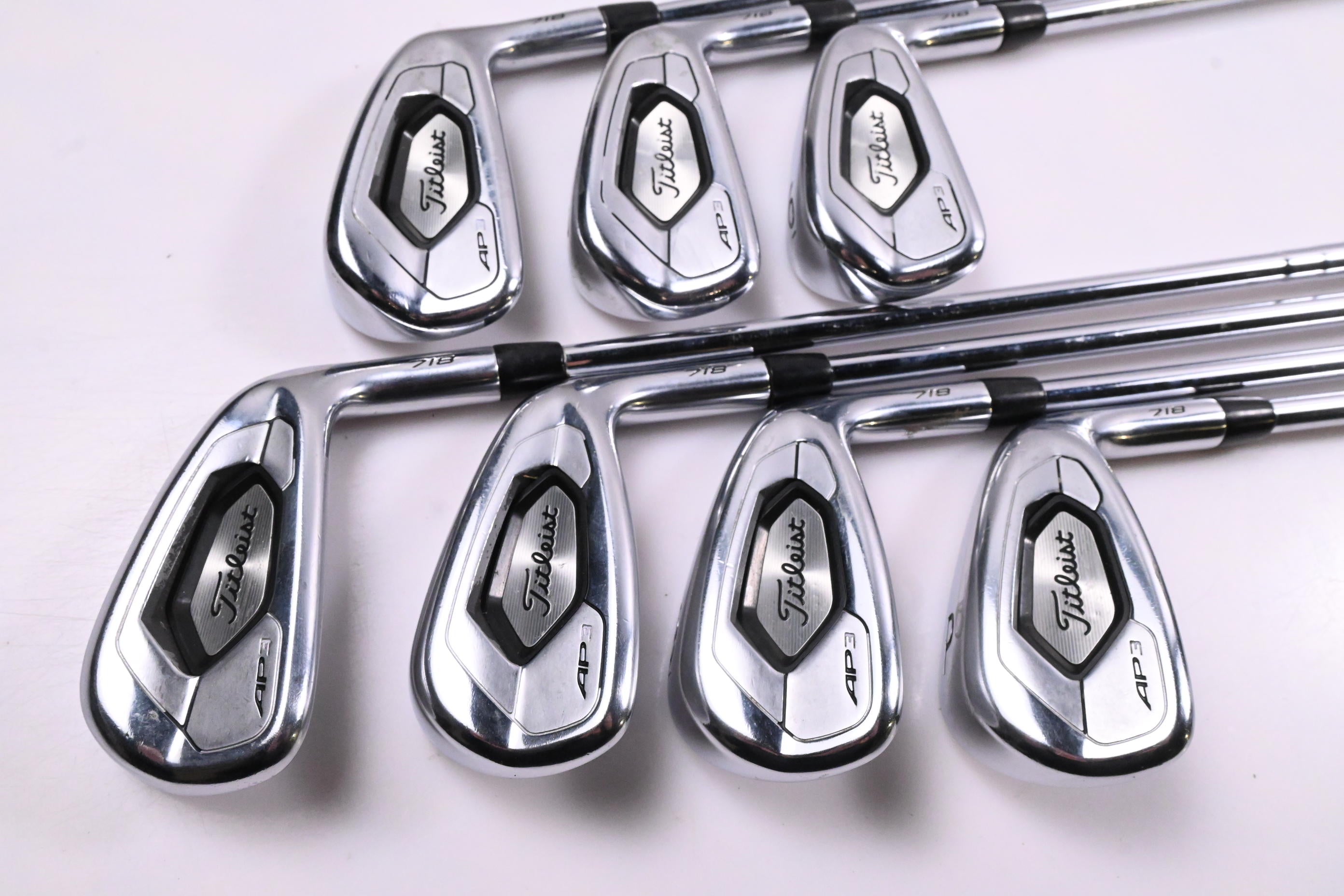 Titleist 718 AP3 Irons / 4-PW / Stiff Flex AMT Black S300 Shafts