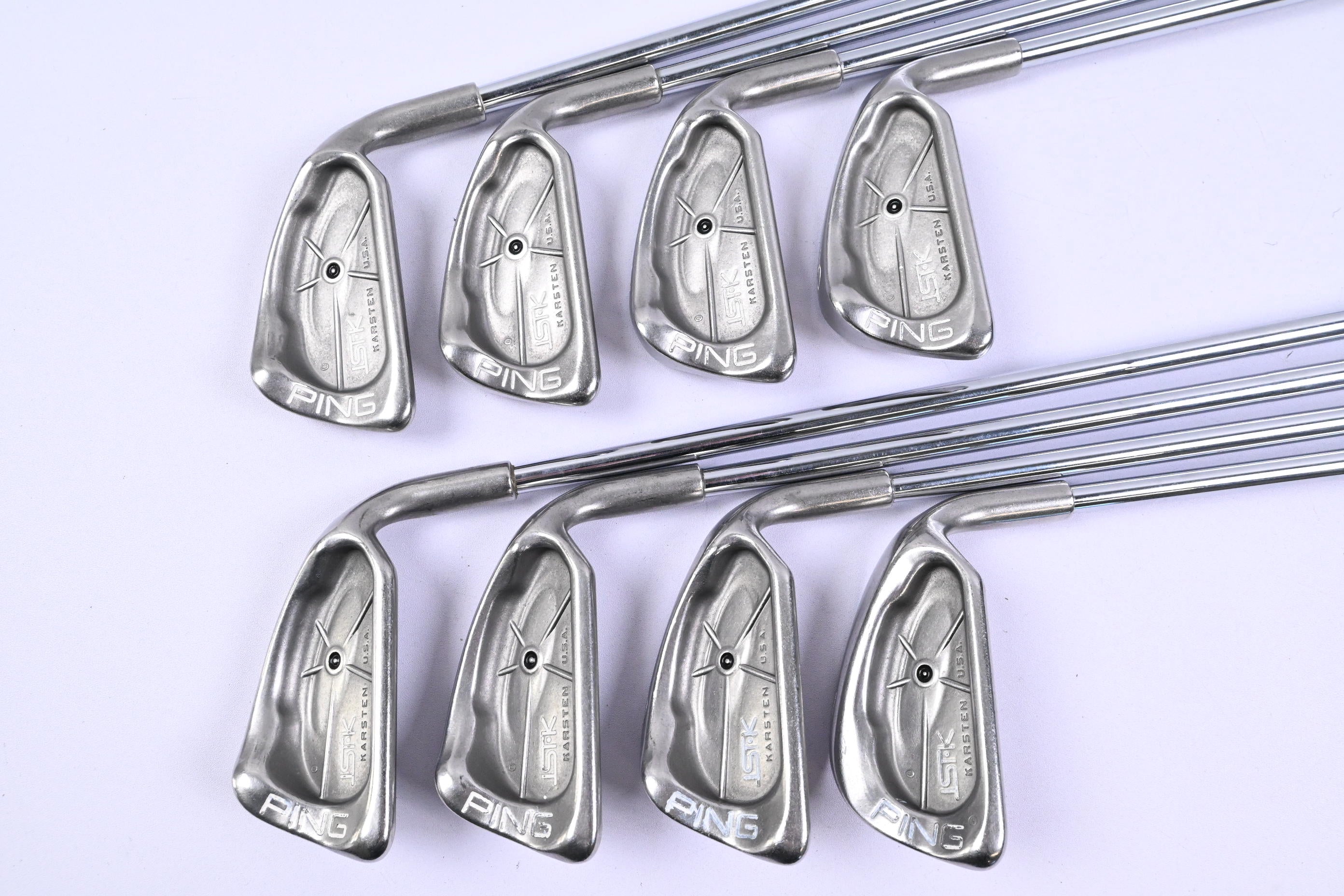 Ping ISI-K Irons / 3-PW / Black Dot / Stiff Flex Ping Cushin JZ Shafts