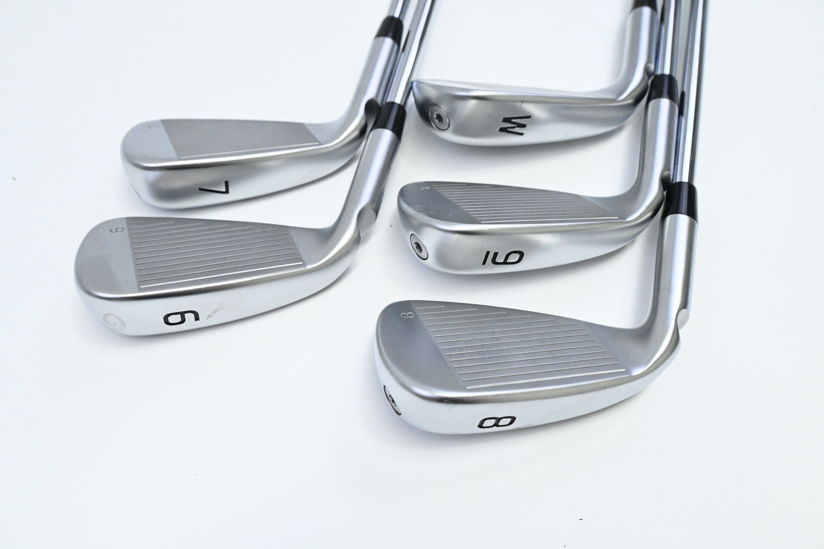 Ping G430 Irons / 6-PW / Orange Dot / Stiff Flex Ping AWT 2.0 Shafts