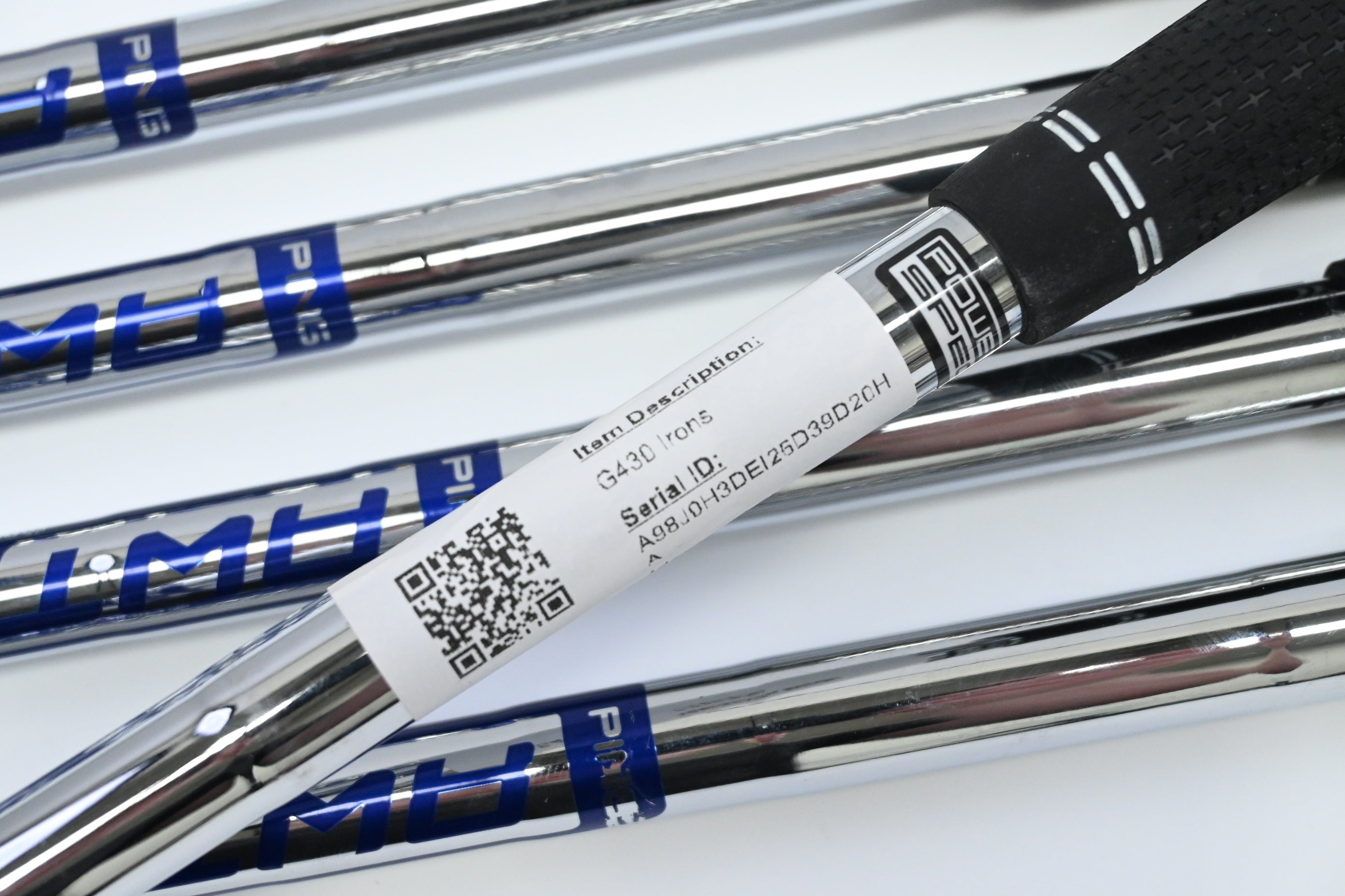 Ping G430 Irons / 6-PW / Orange Dot / Stiff Flex Ping AWT 2.0 Shafts