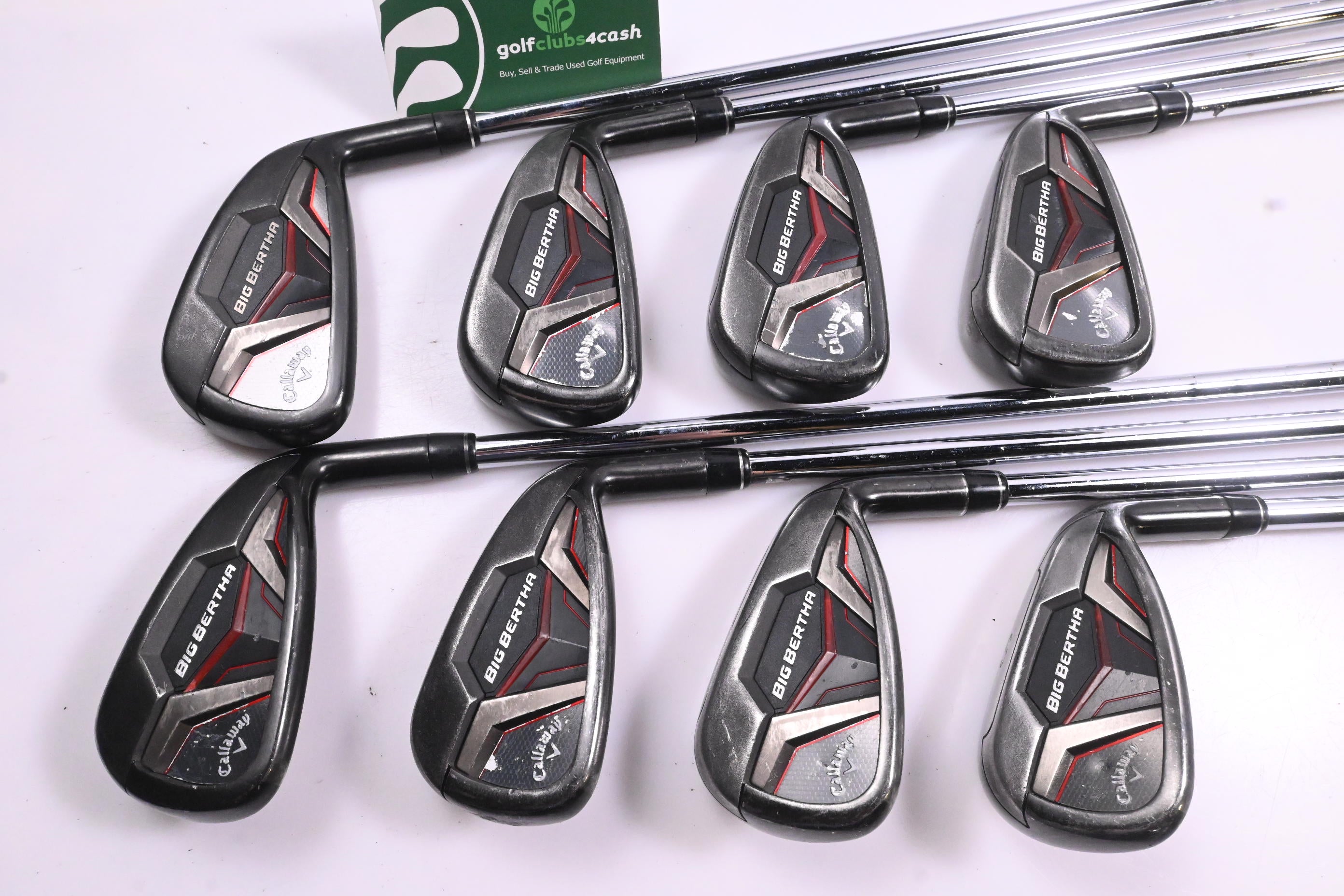 Callaway Big Bertha CF19 Irons / 4-PW+SW / Regular Flex KBS MAX 90 Shafts