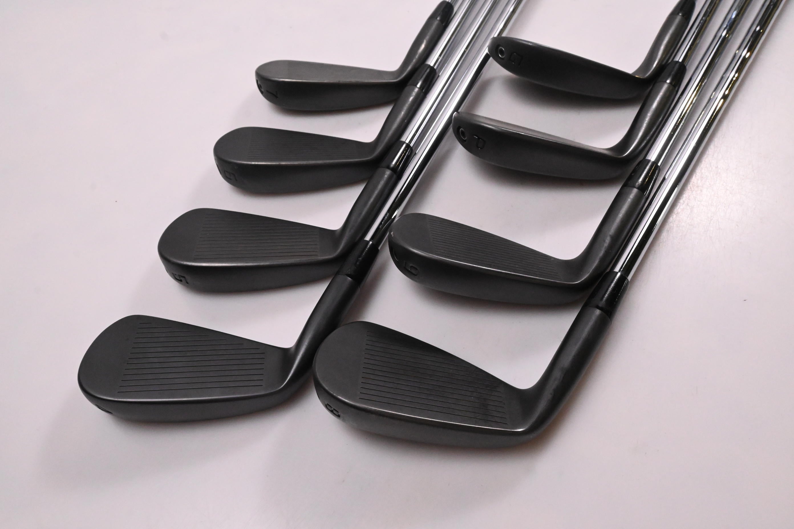 Cobra King Forged Tec 2023 Black Irons / 4-PW+GW / Regular Flex KBS $-Taper Lite