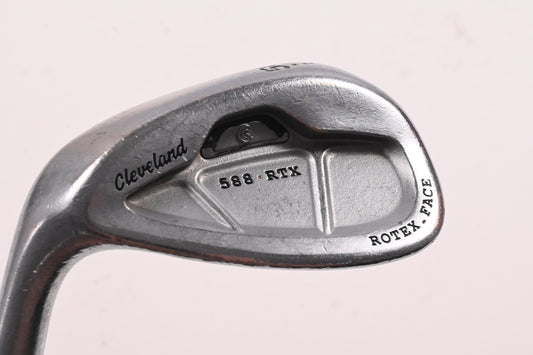 Left Hand Cleveland 588 RTX Gap Wedge / 50 Degree / Wedge Flex Dynamic Gold