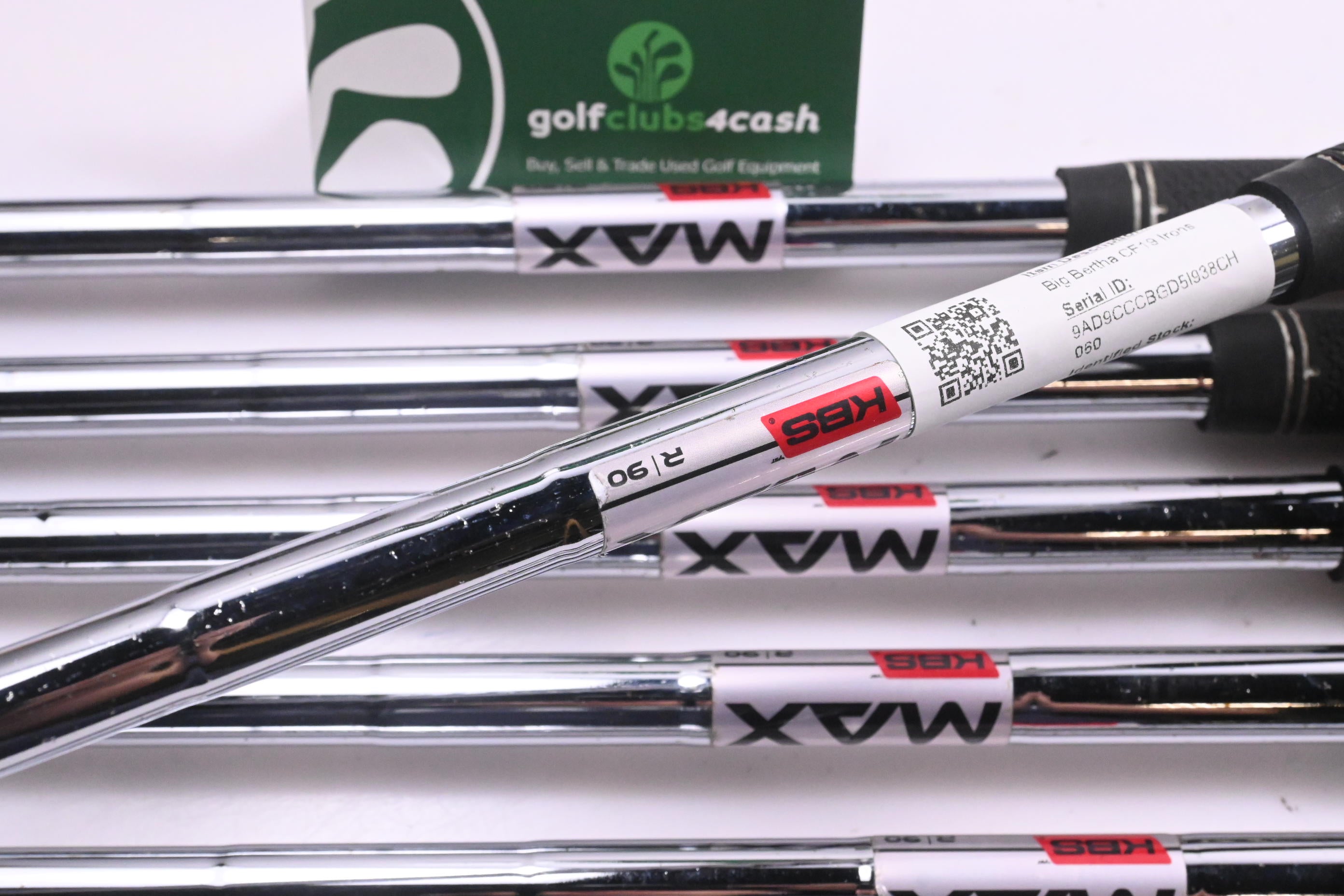 Callaway Big Bertha CF19 Irons / 4-PW+SW / Regular Flex KBS MAX 90 Shafts