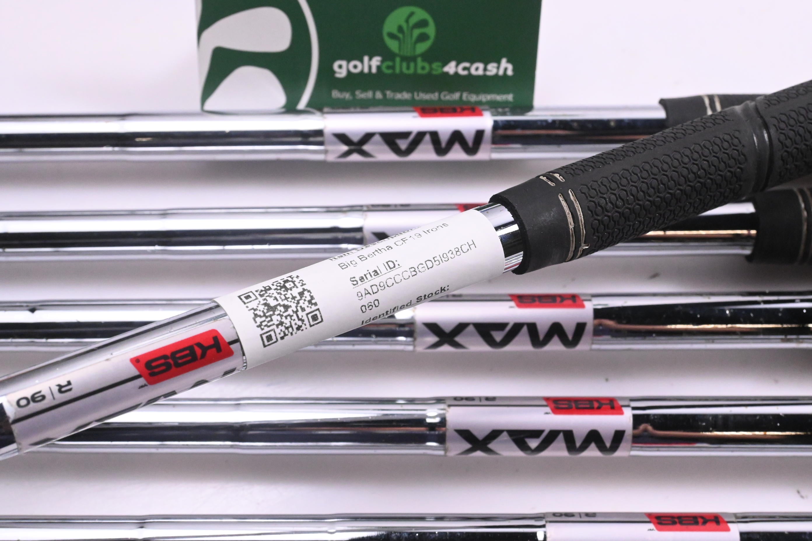 Callaway Big Bertha CF19 Irons / 4-PW+SW / Regular Flex KBS MAX 90 Shafts