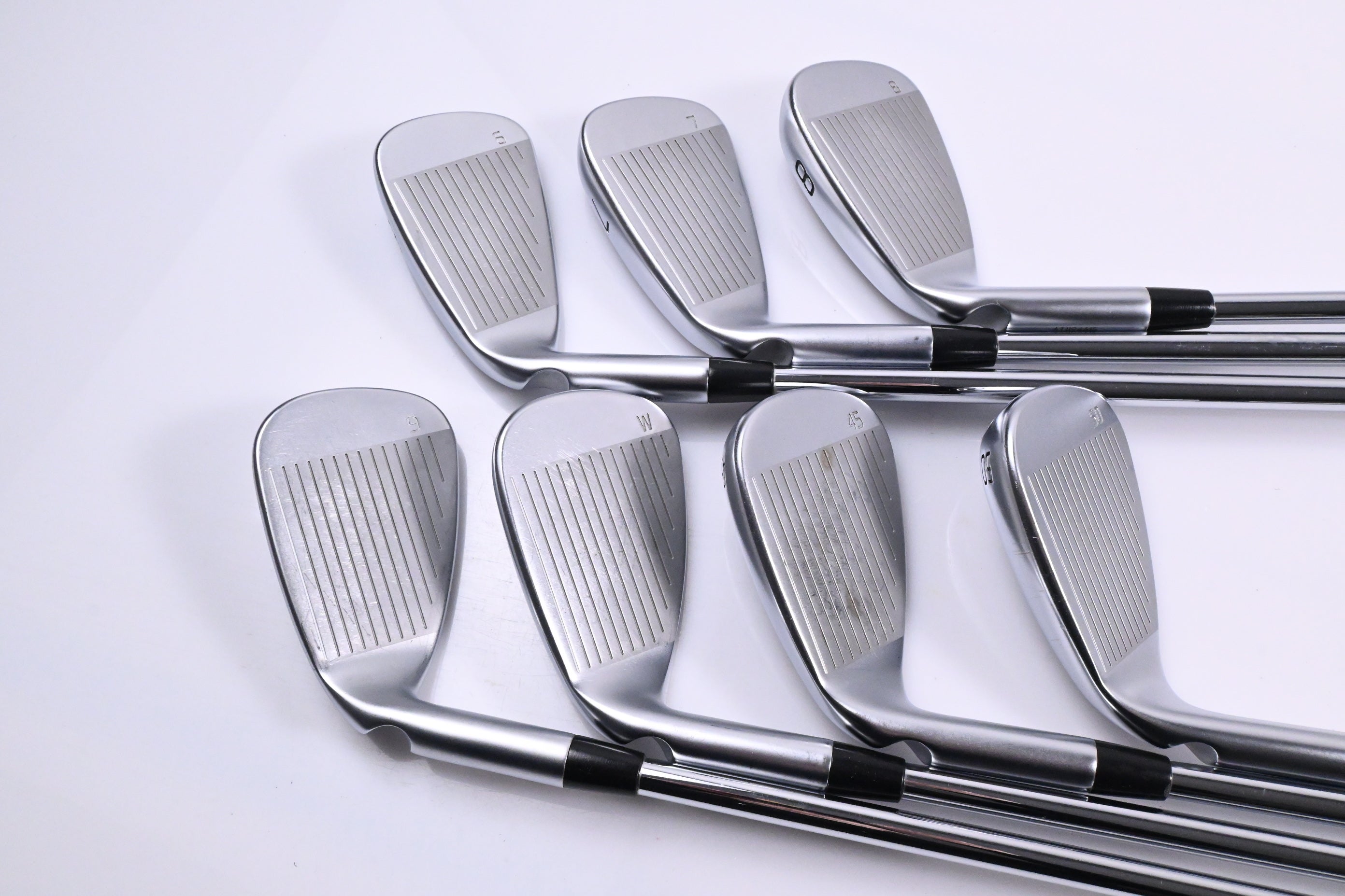 Ping G430 Irons / 6-PW+45+50 / Brown Dot / Regular Flex Ping AWT 2.0 Shafts