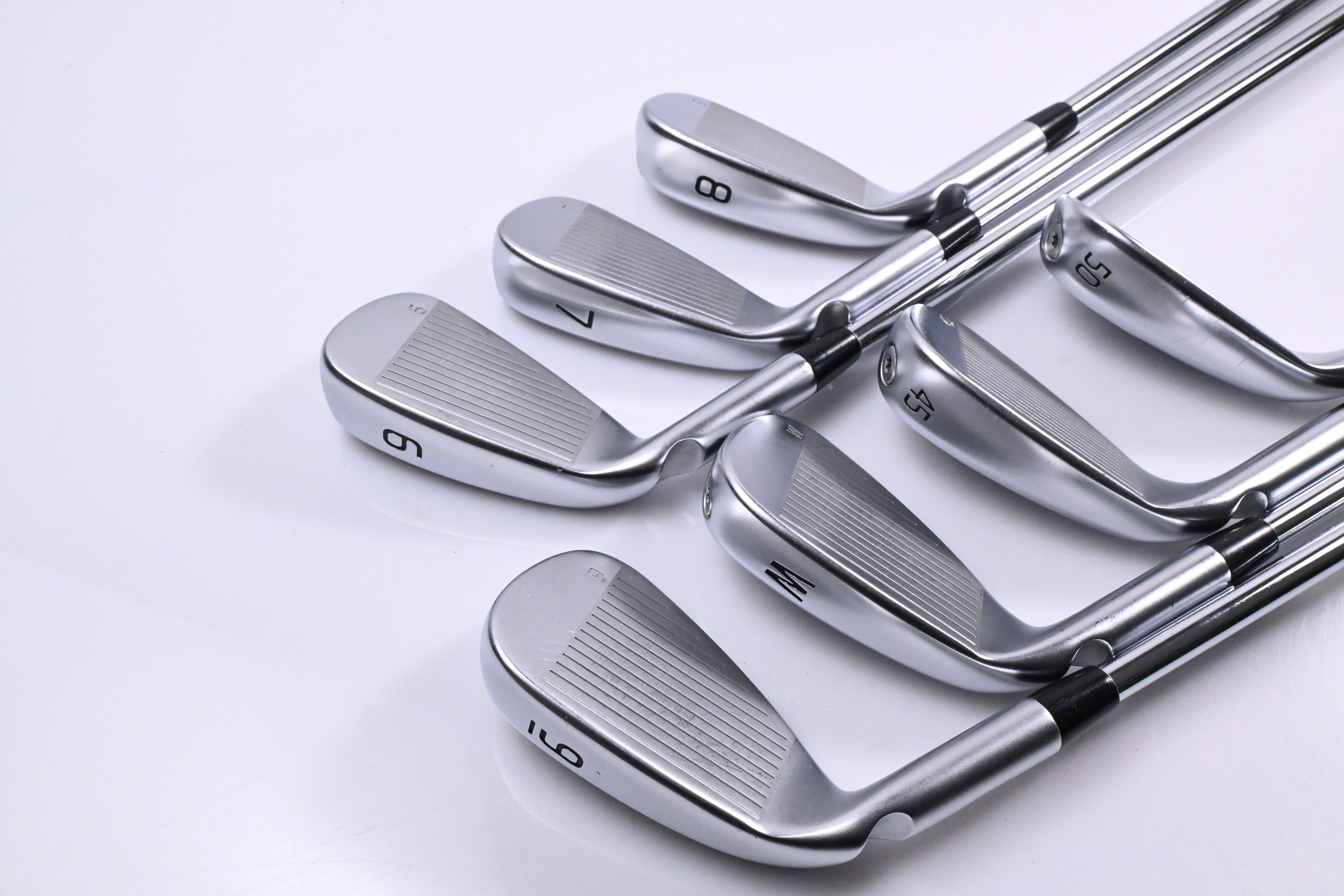 Ping G430 Irons / 6-PW+45+50 / Brown Dot / Regular Flex Ping AWT 2.0 Shafts