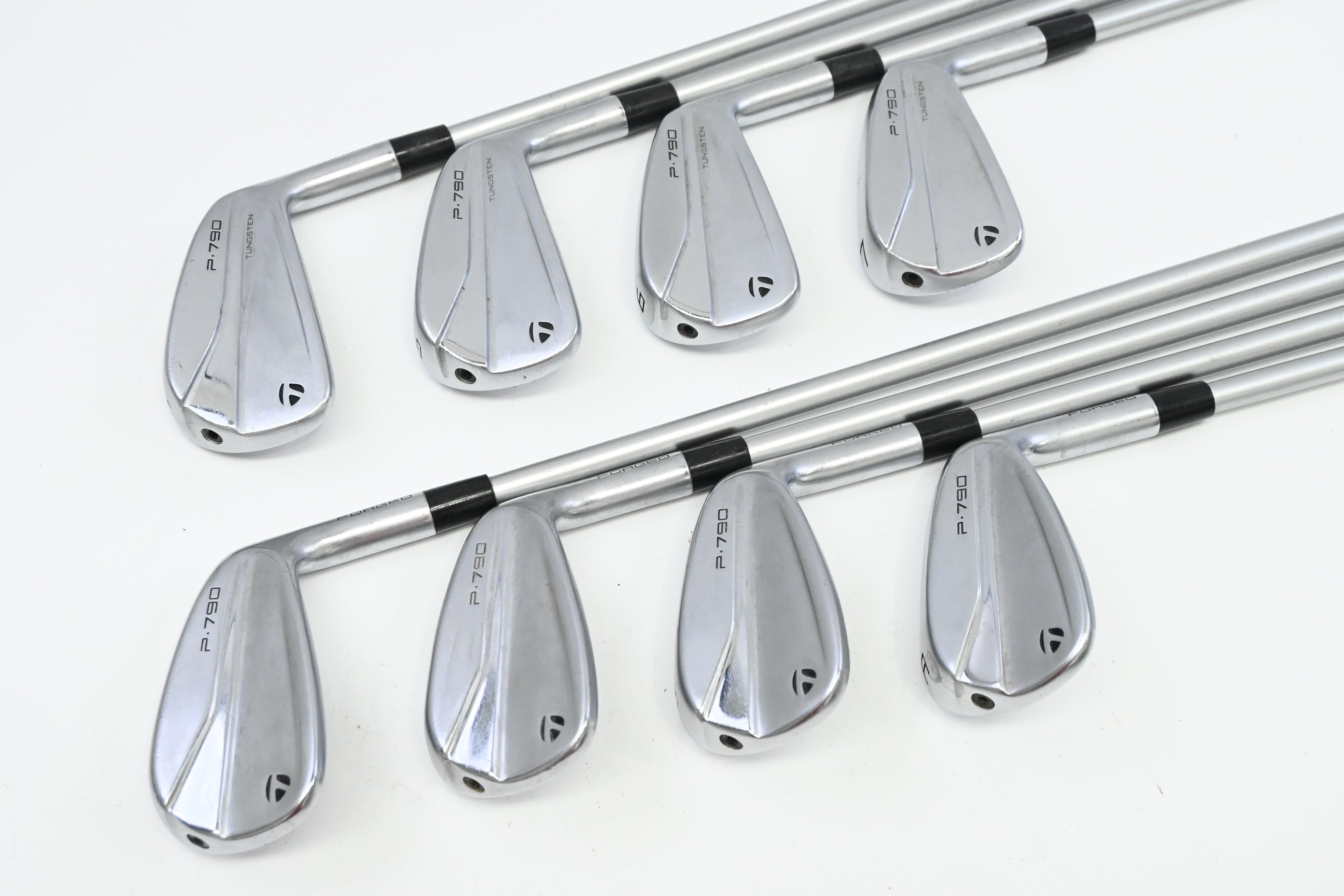 Taylormade P790 2021 Irons / 4-PW+AW / Senior Flex Wishon S2S 55 Shafts