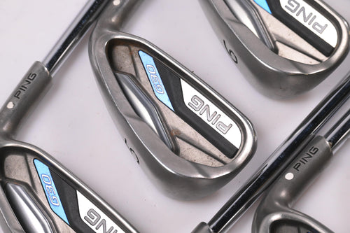 Ping G30 Irons / 4-PW+SW / White Dot / Regular Flex Ping AWT Shafts