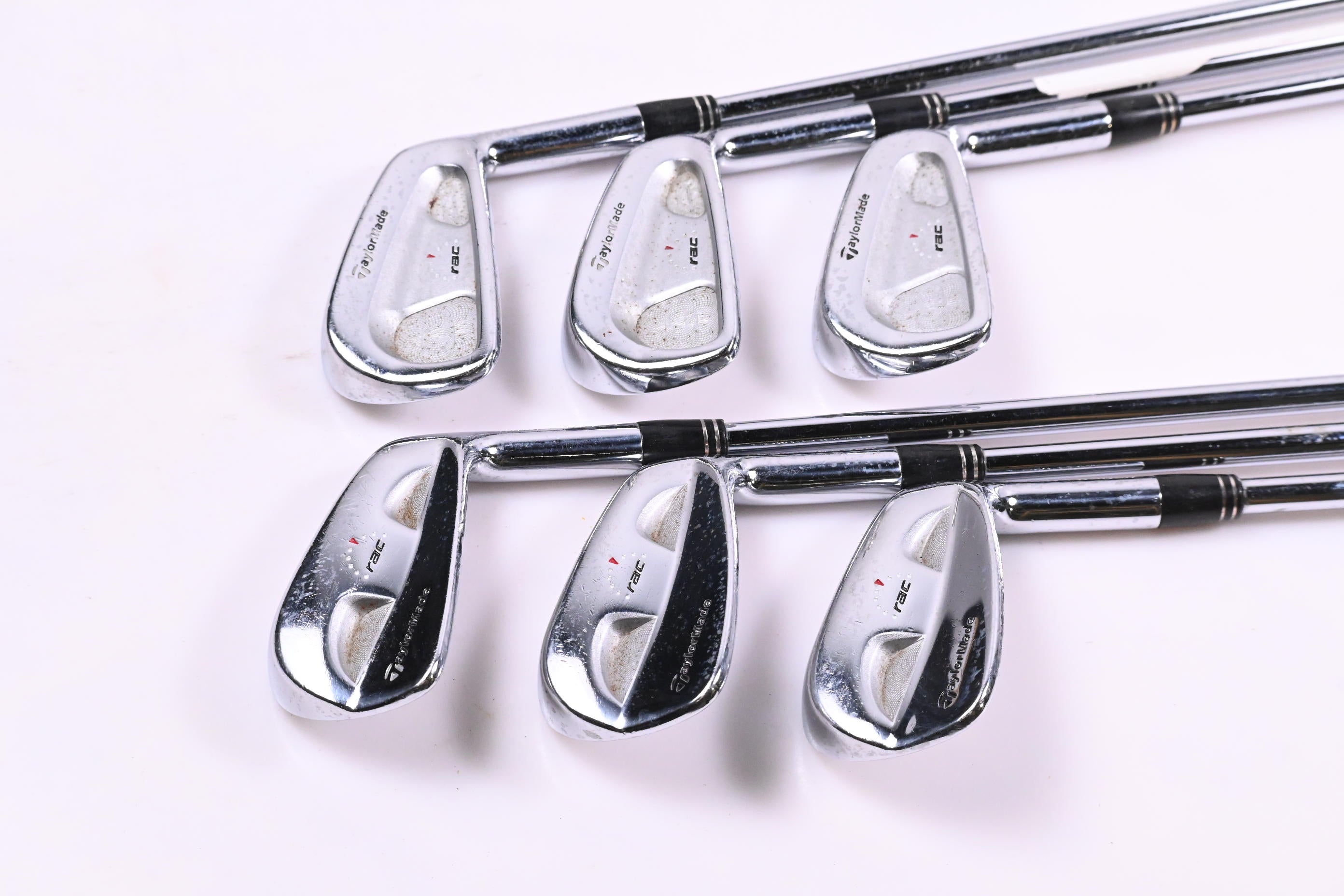 Taylormade RAC OS Irons / 4-9i / Stiff Flex Dynamic Gold S300 Shafts