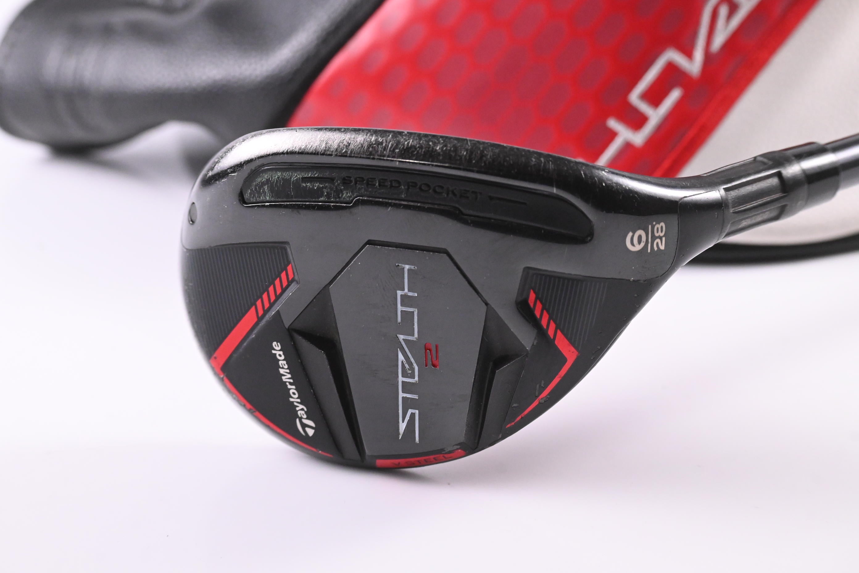 Taylormade Stealth 2 #6 Hybrid / 28 Degree / Regular Flex Tensei TM Red 60 Shaft