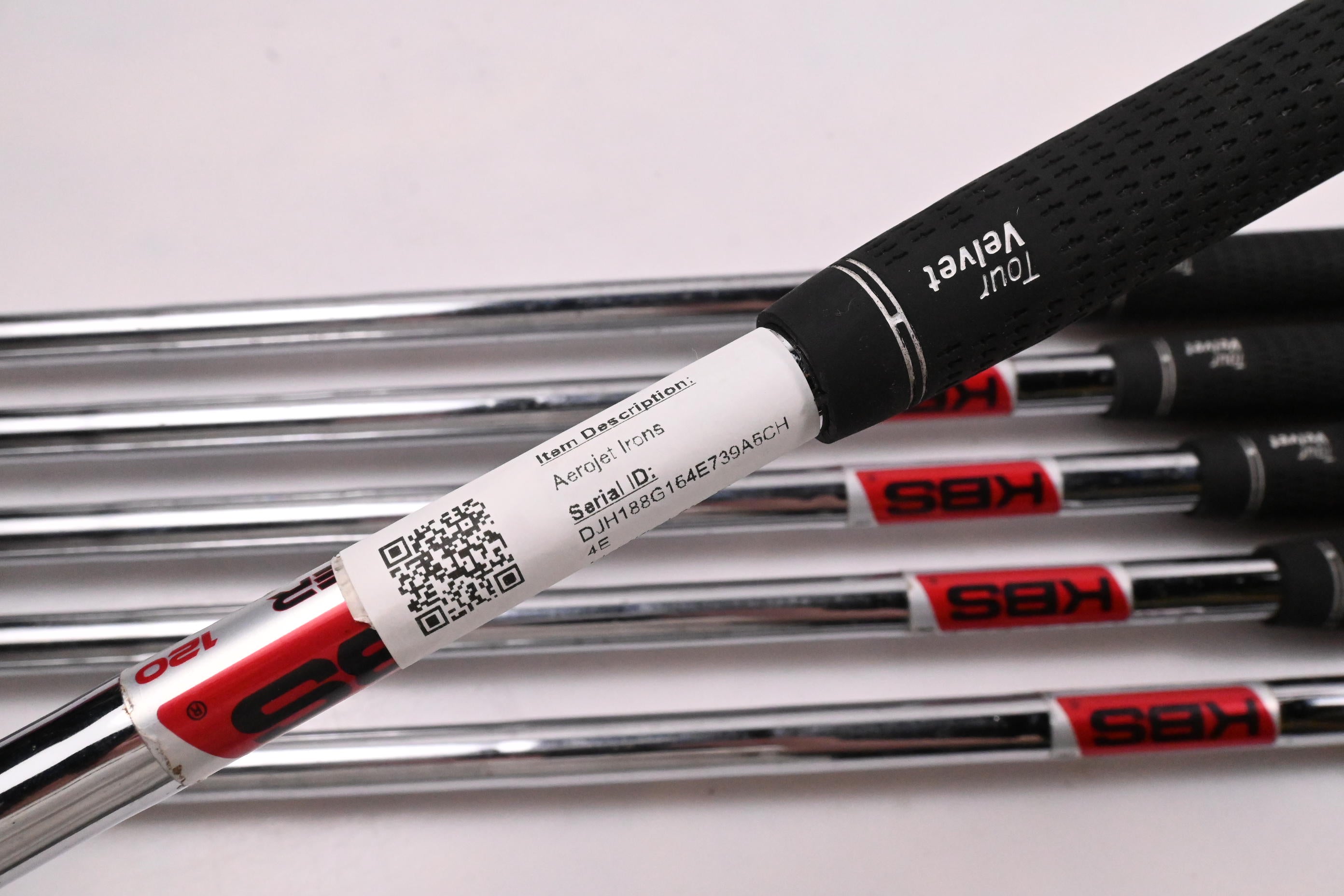 Left Hand Cobra Aerojet Irons / 5-PW / Stiff Flex KBS $-Taper 120 Shafts