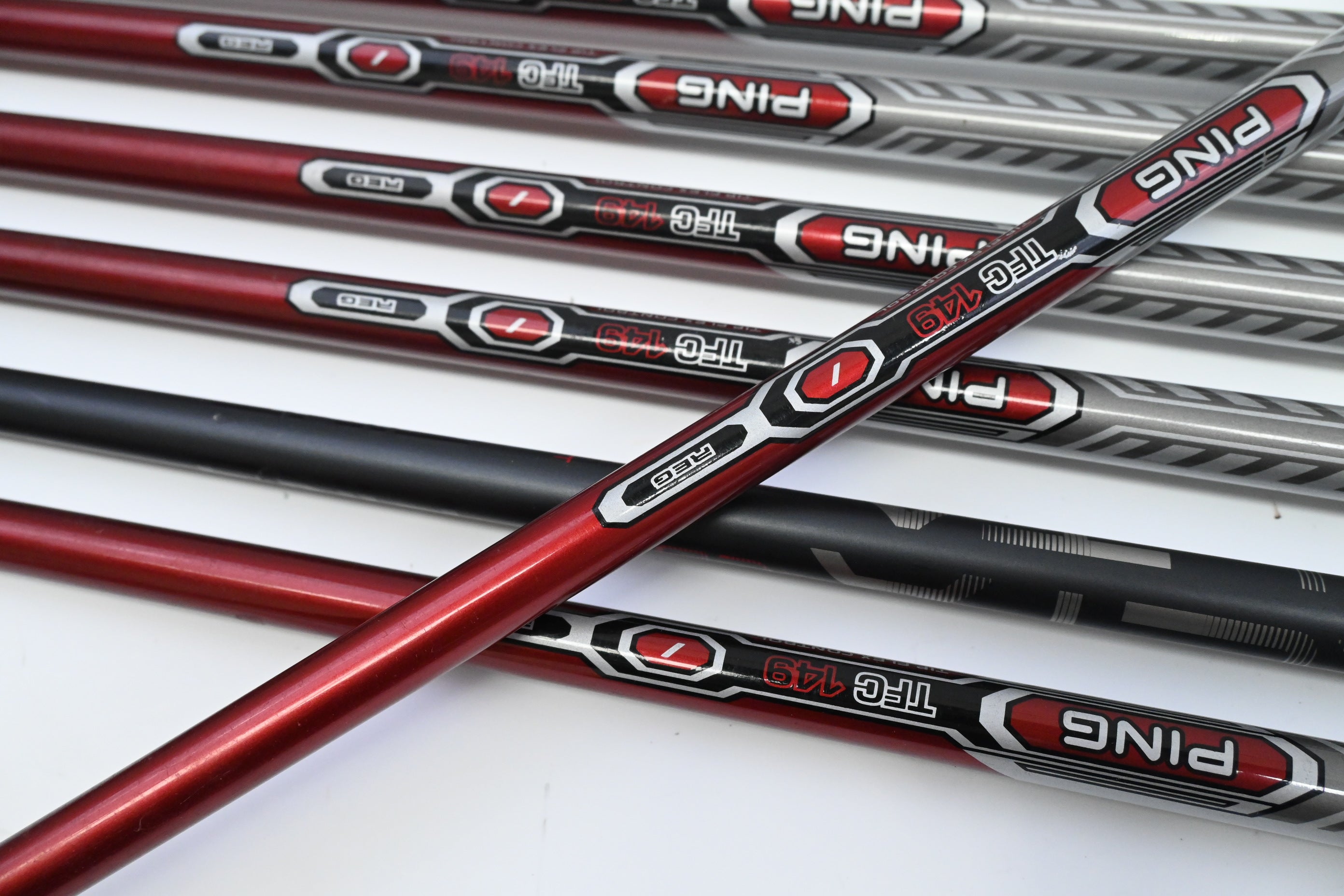Ping K15 Irons / 5-PW+SW / Yellow Dot / Regular Flex Ping TFC 149 Shafts