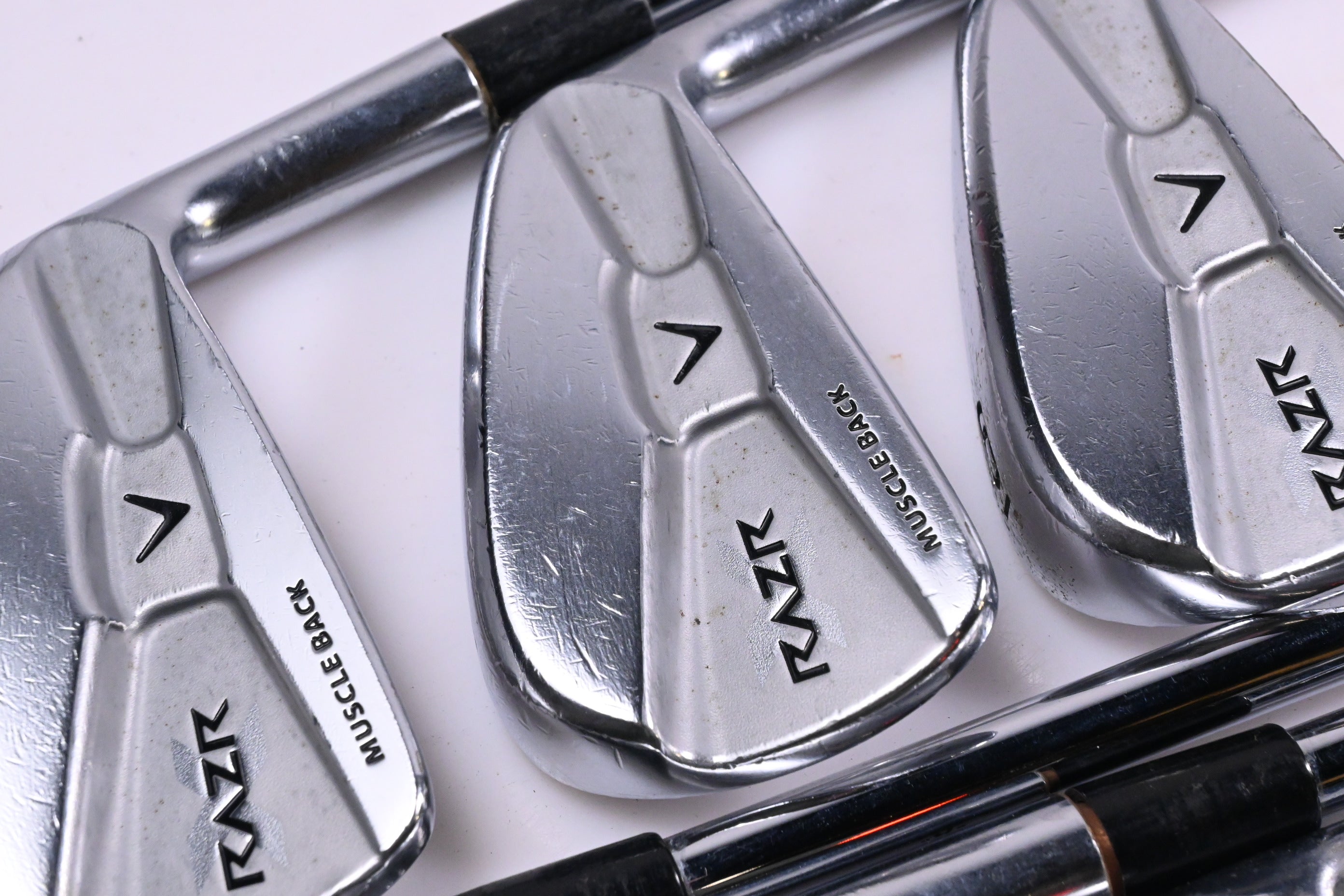 Callaway RAZR X Muscleback Irons / 4-PW / Stiff Flex True Temper Dynamic Gold