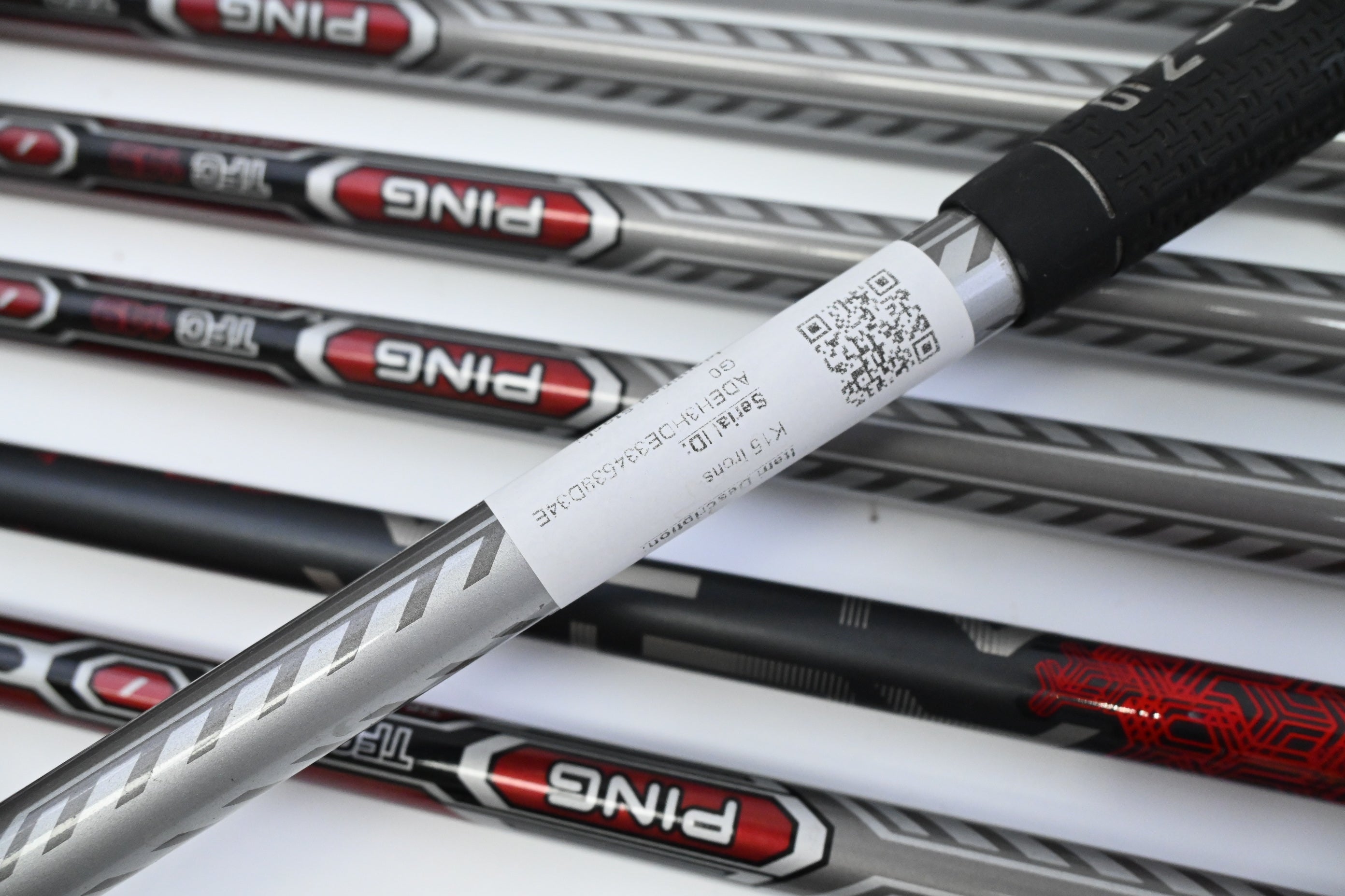 Ping K15 Irons / 5-PW+SW / Yellow Dot / Regular Flex Ping TFC 149 Shafts