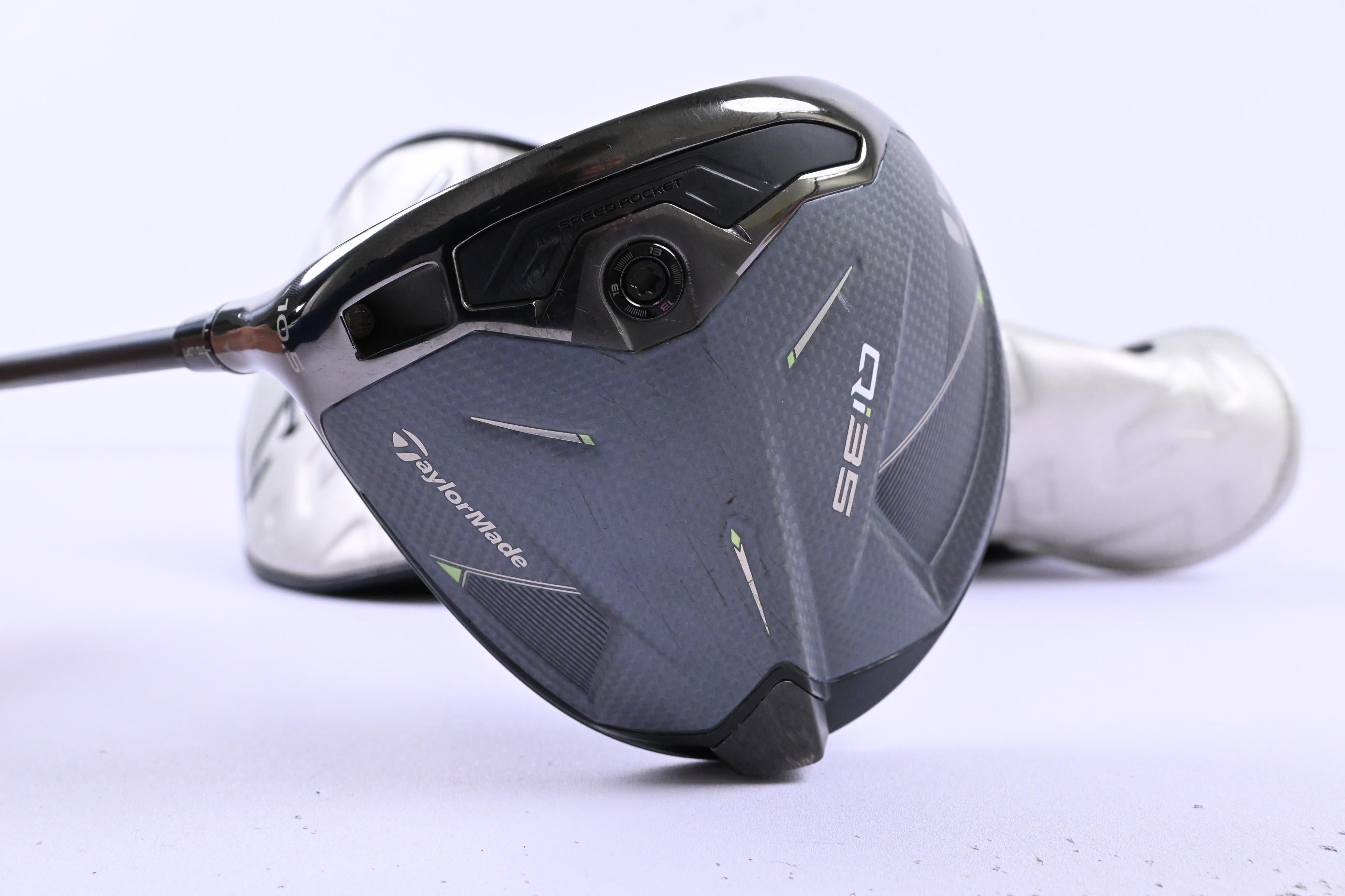 Left Hand Taylormade Qi35 Driver / 10.5 Degree / Regular Flex Ventus Blue 5