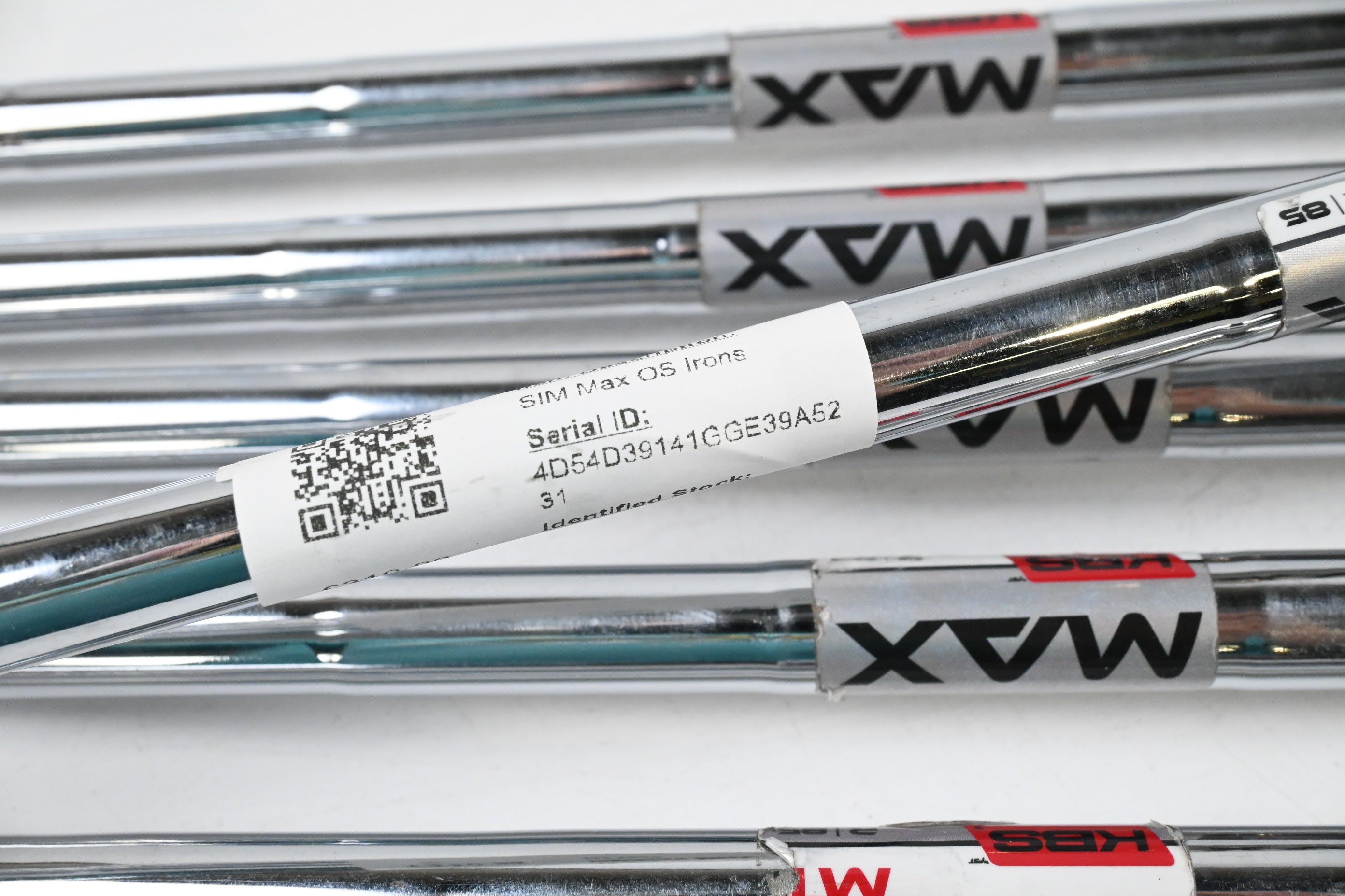 Taylormade SIM Max OS Irons / 4-9i / Regular Flex KBS Max 85 Shafts