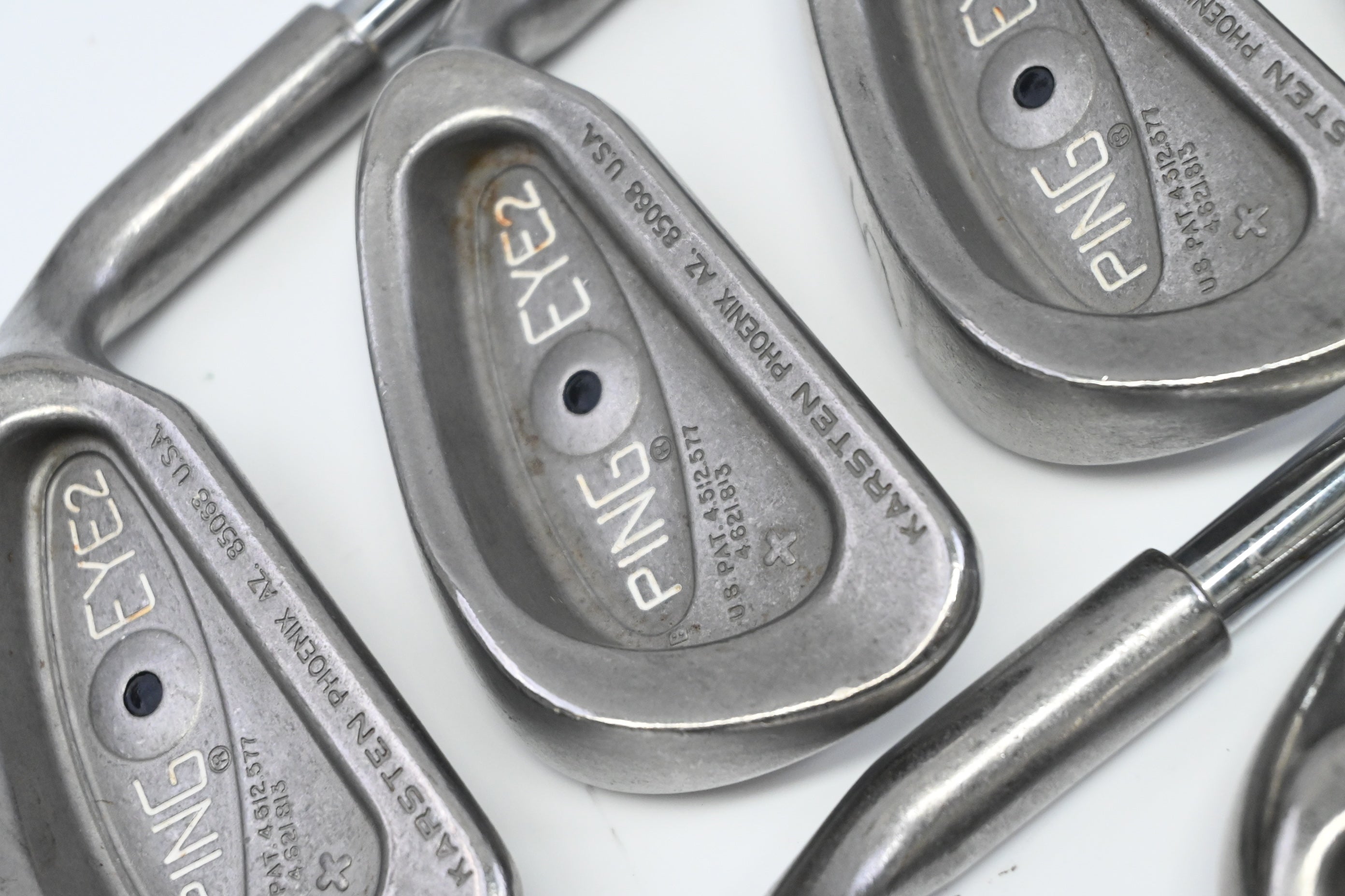 Ping Eye 2+ Irons / 3-PW+SW / Black Dot / Stiff Flex Ping KT Shafts