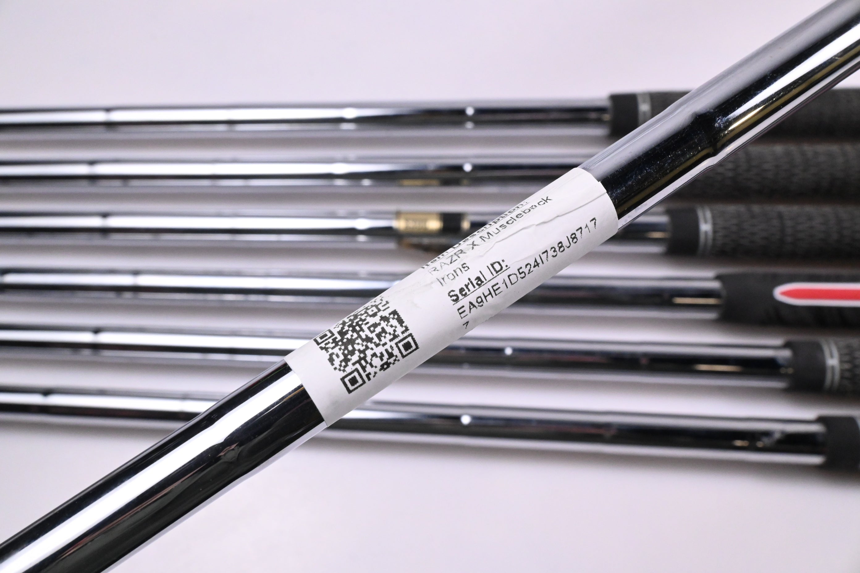 Callaway RAZR X Muscleback Irons / 4-PW / Stiff Flex True Temper Dynamic Gold