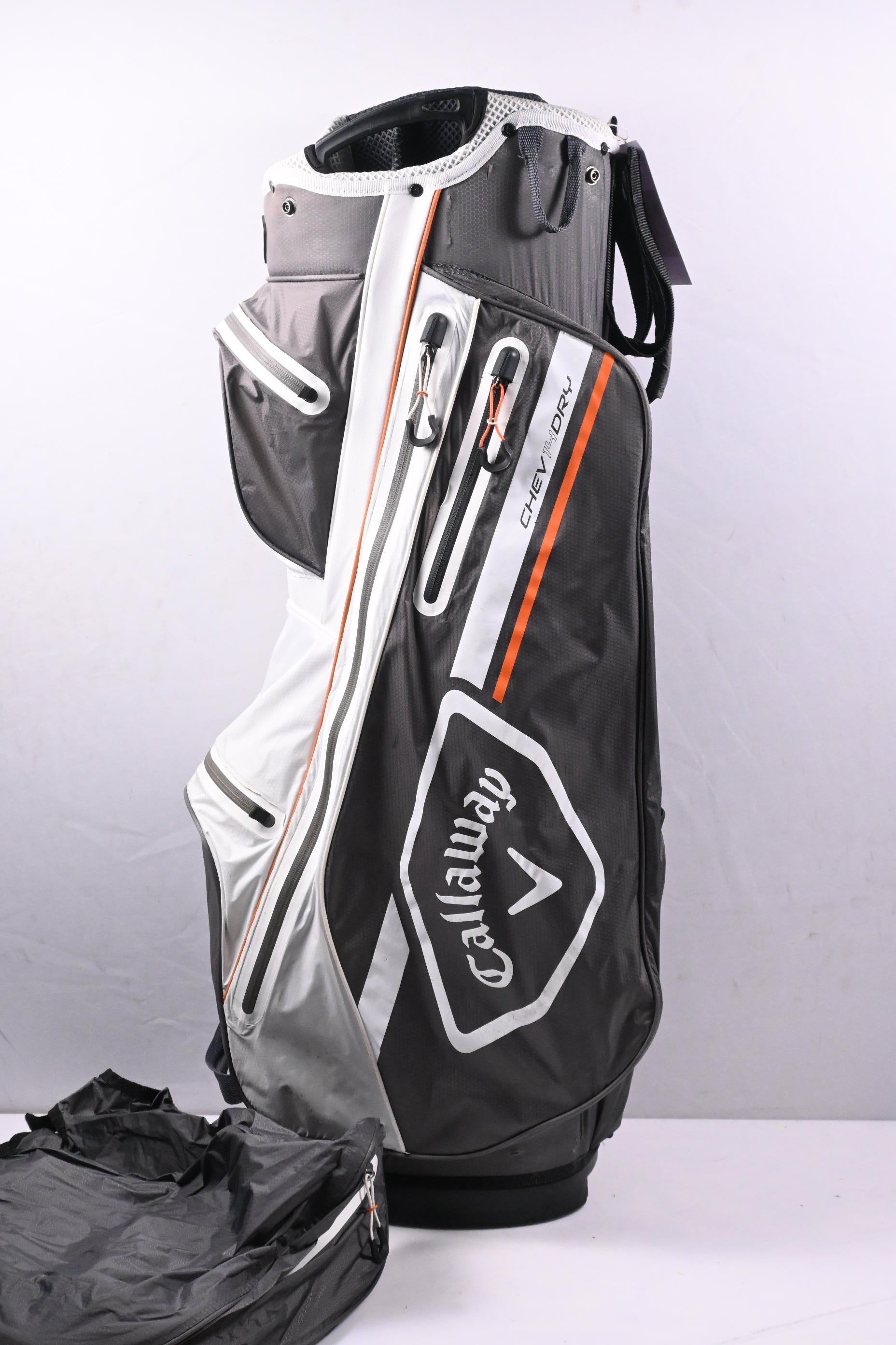 Callaway Chev 14 Dry Cart Bag / 14-Way Divider / Grey, White