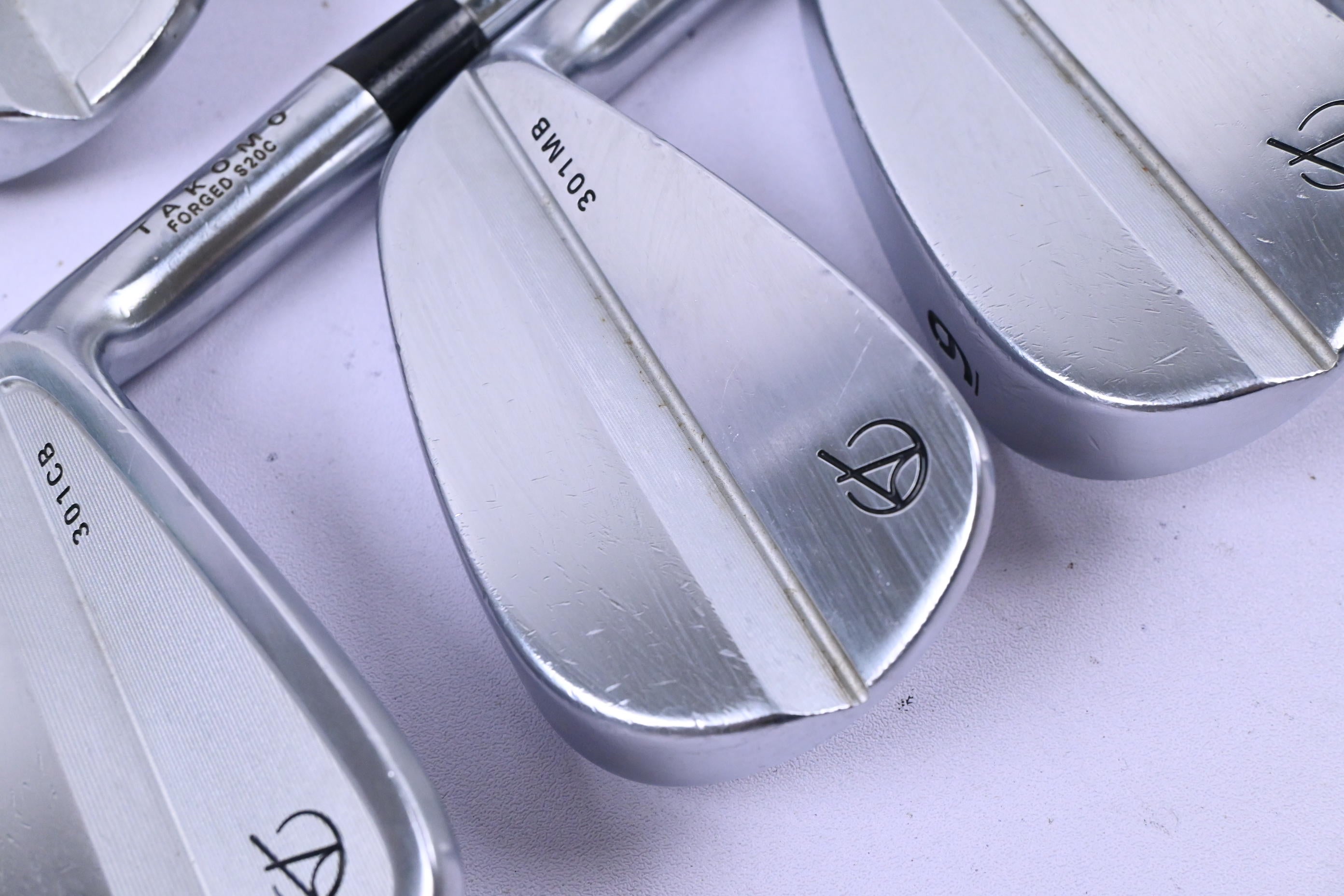 Takomo 301 CB / 301 MB Irons / 4-PW / Stiff Flex KBS Tour Lite Shafts