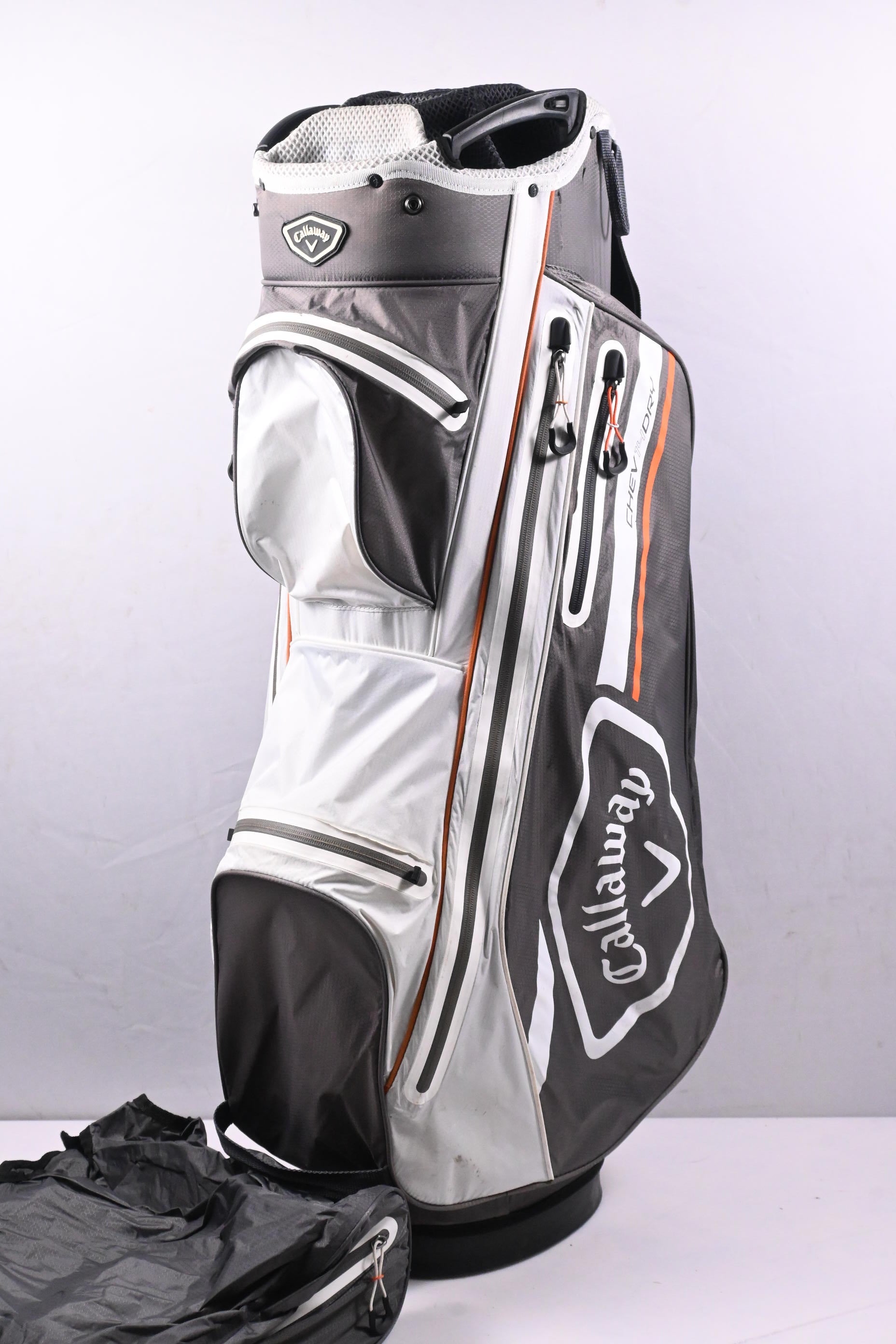 Callaway Chev 14 Dry Cart Bag / 14-Way Divider / Grey, White