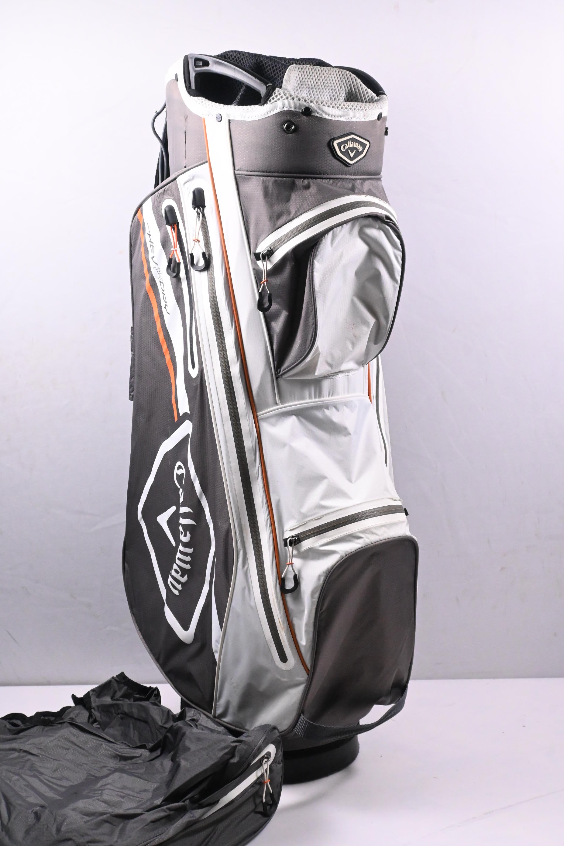 Callaway Chev 14 Dry Cart Bag / 14-Way Divider / Grey, White