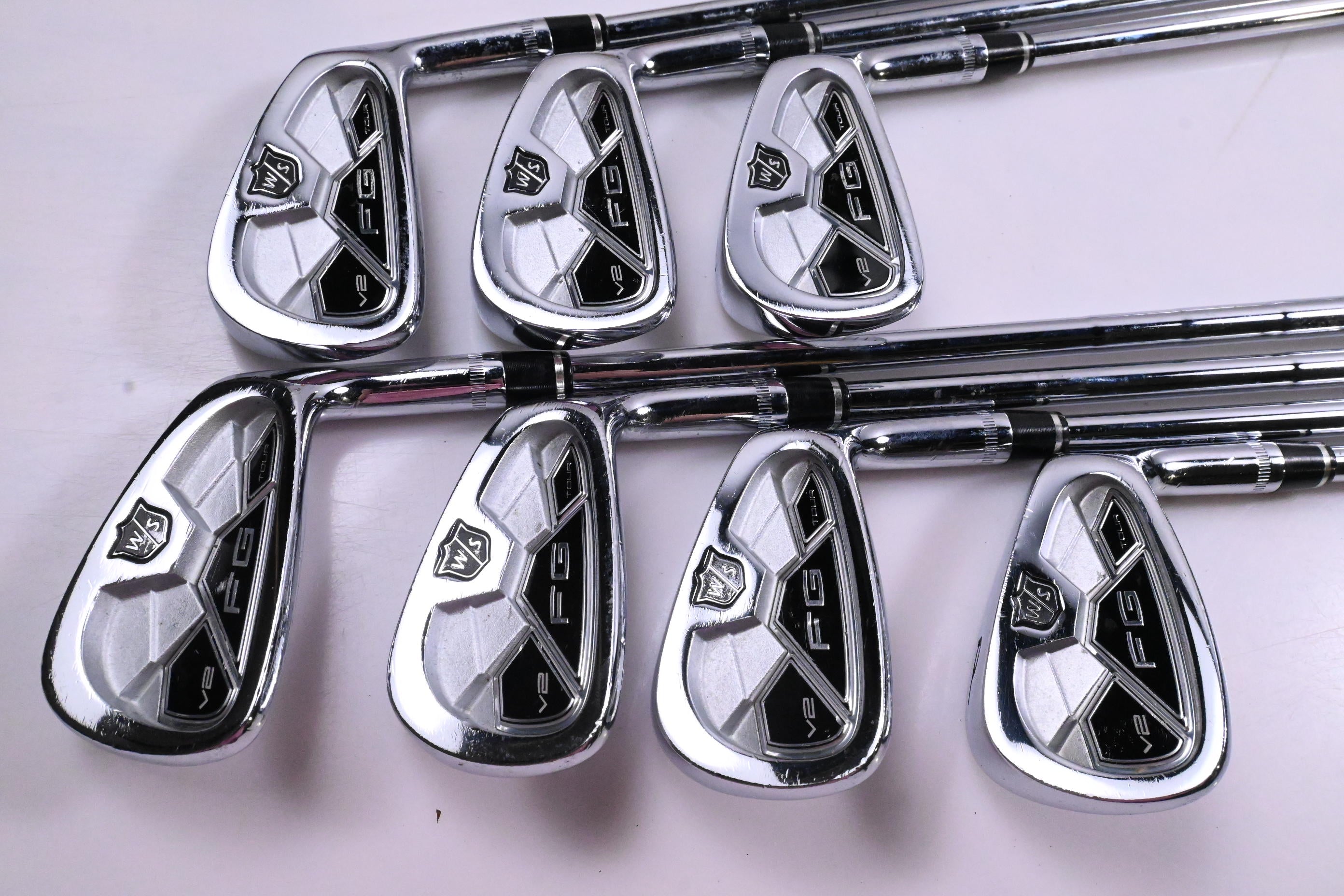 Wilson FG Tour V2 Irons / 4-PW / Stiff Flex KBS Tour Shafts