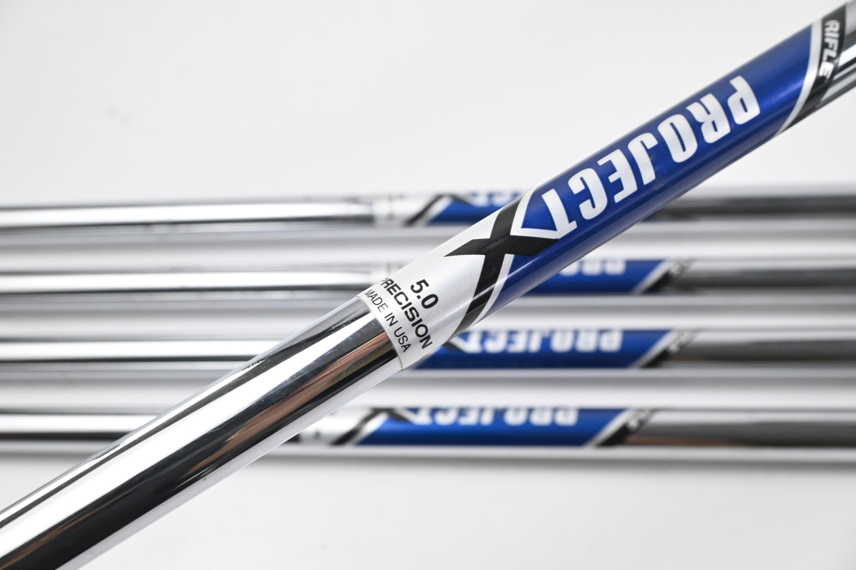 Left Hand Mizuno MP-25 Irons / 6-PW / Regular Flex Project X Rifle Shafts