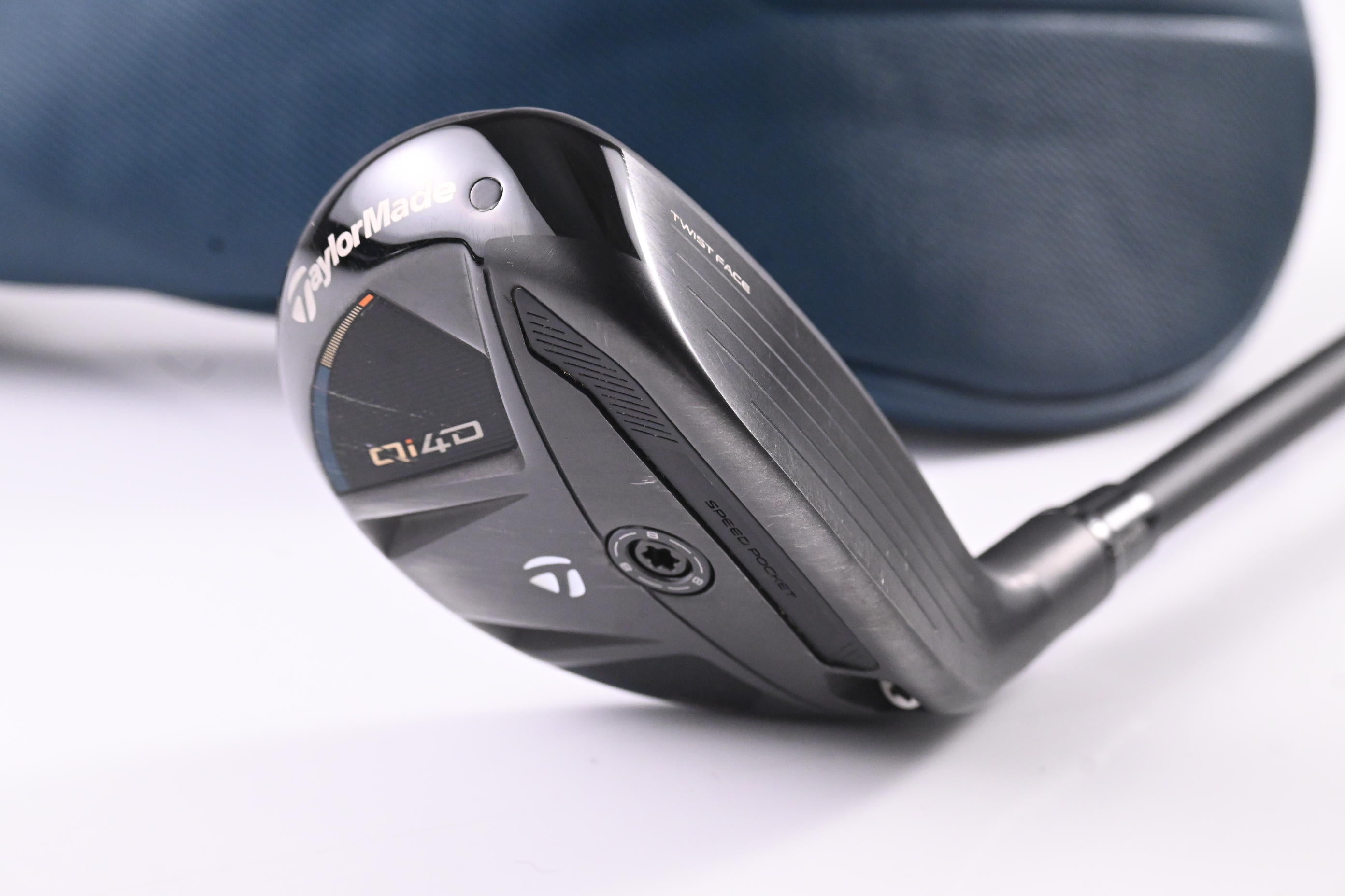 Taylormade Qi4D #3 Hybrid / 19 Degree / Stiff Flex KBS Reax 75 Shaft