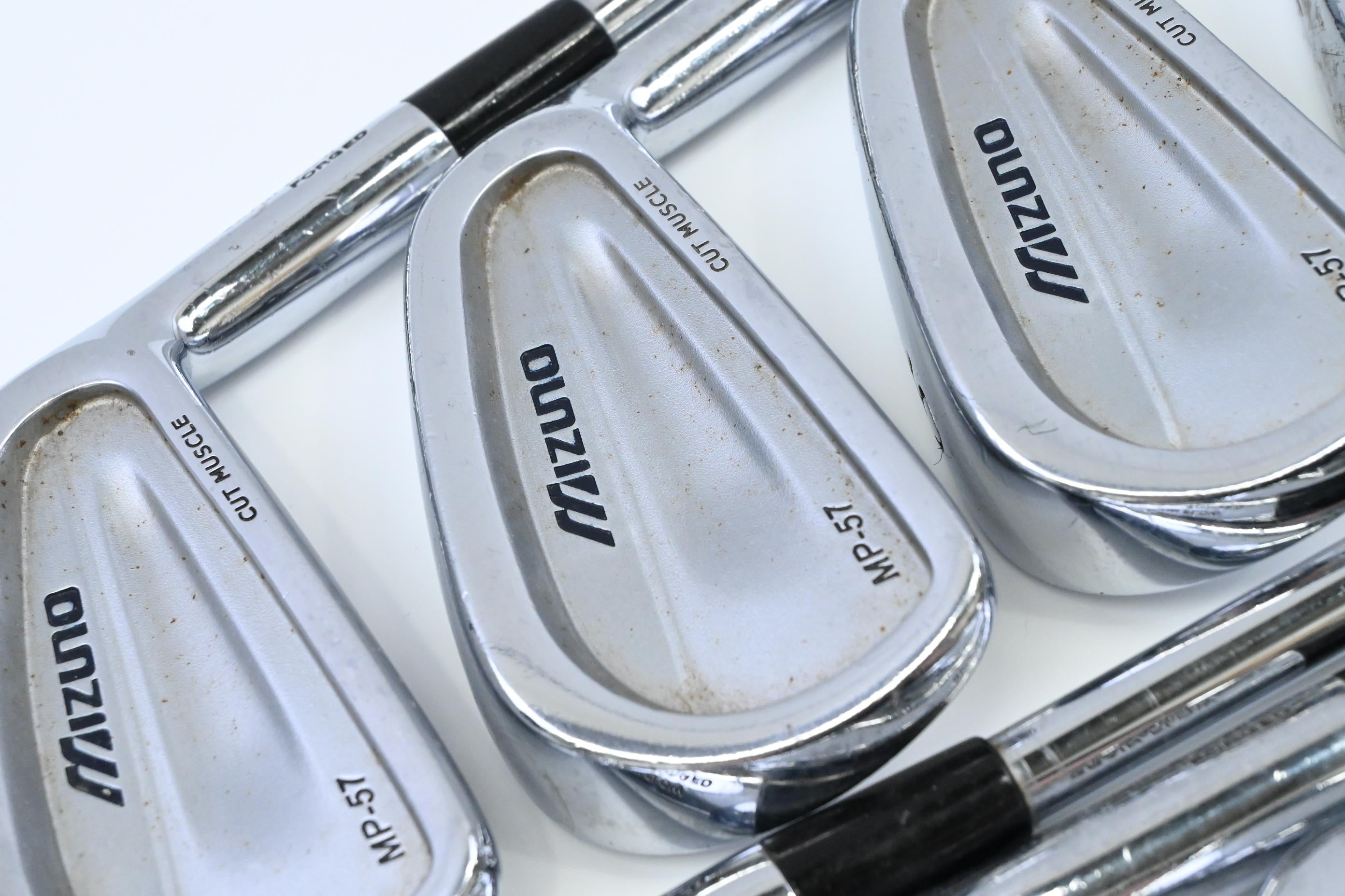 Mizuno MP-57 Irons / 3-PW / Stiff Flex Dynamic Gold S300 Shafts
