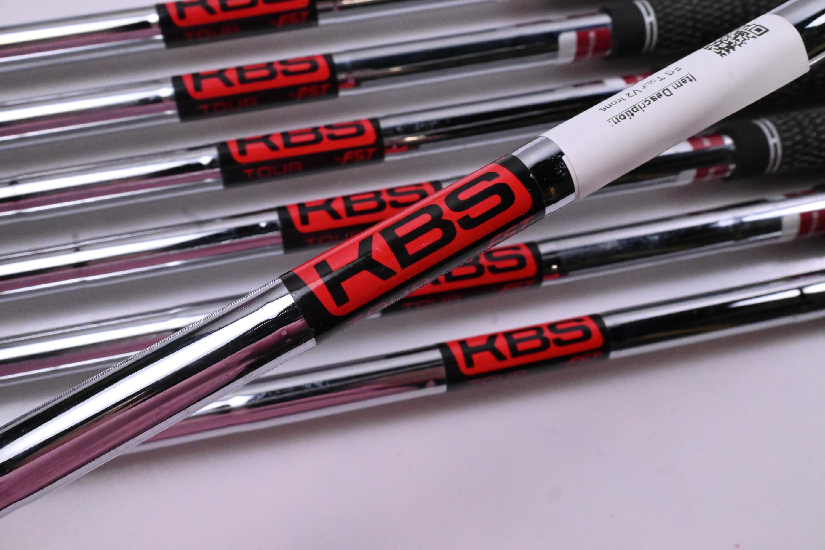 Wilson FG Tour V2 Irons / 4-PW / Stiff Flex KBS Tour Shafts